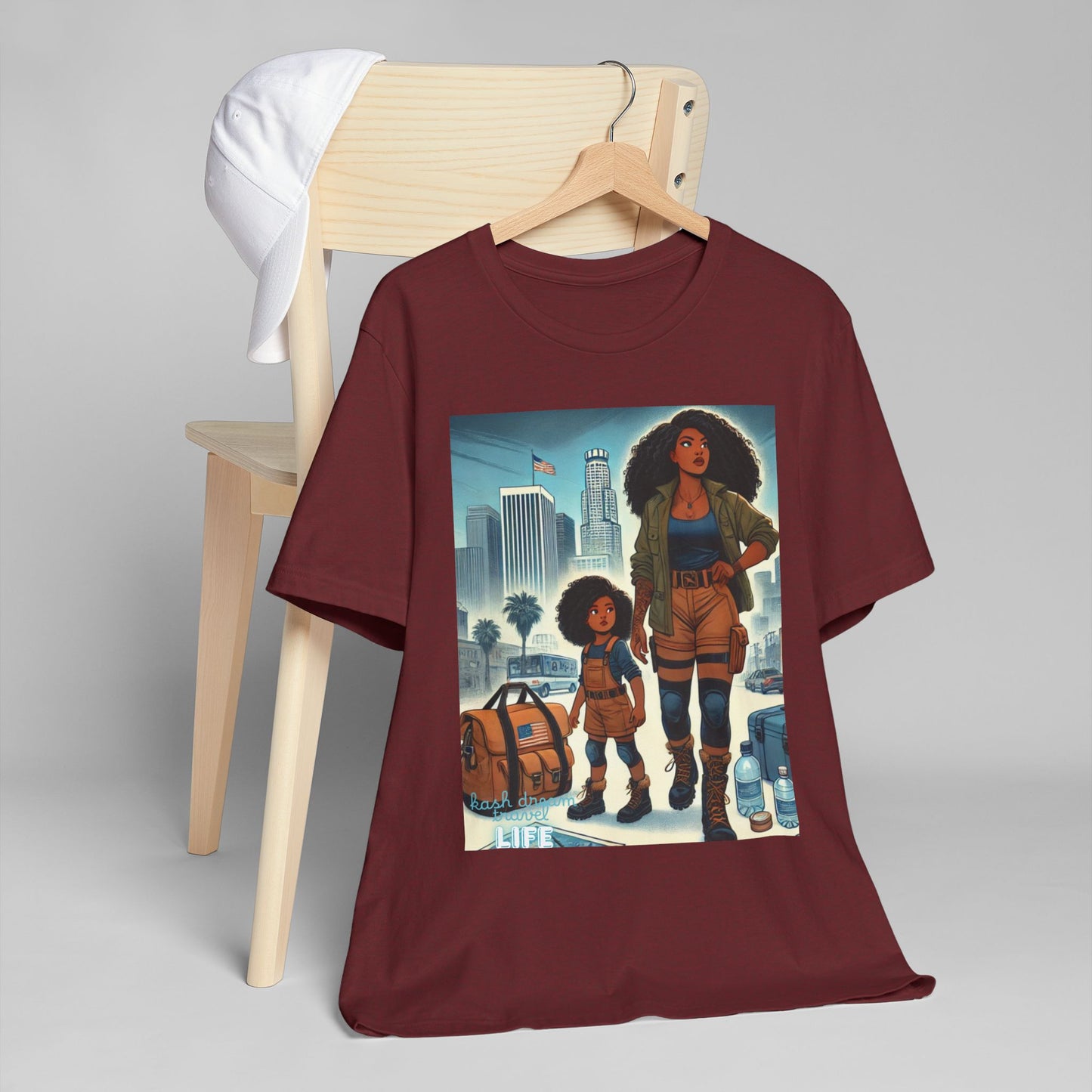 Mama's Survival Blueprint Book -Shirt - Unisex Jersey Tee with Inspiring Artwork