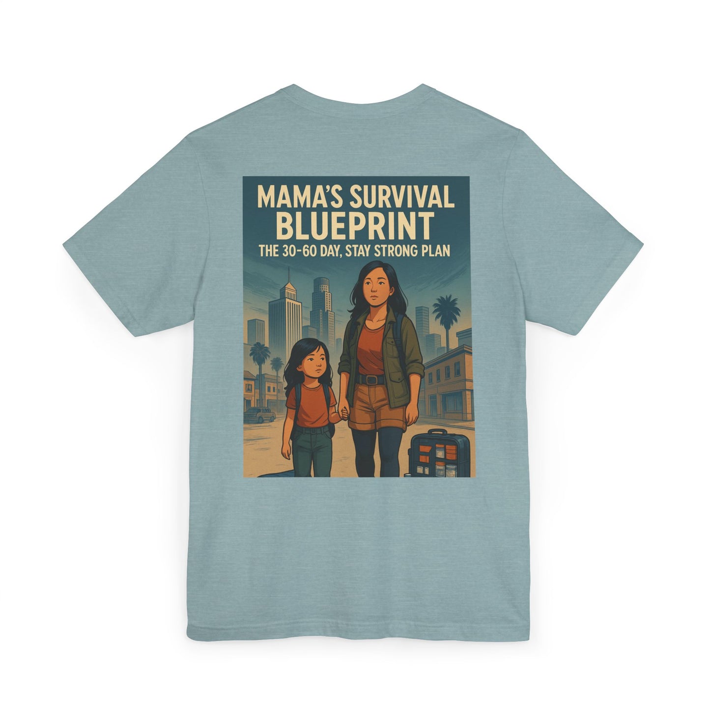 Mama's Survival Blueprint Unisex T-Shirt - Empowering Asian Family Design