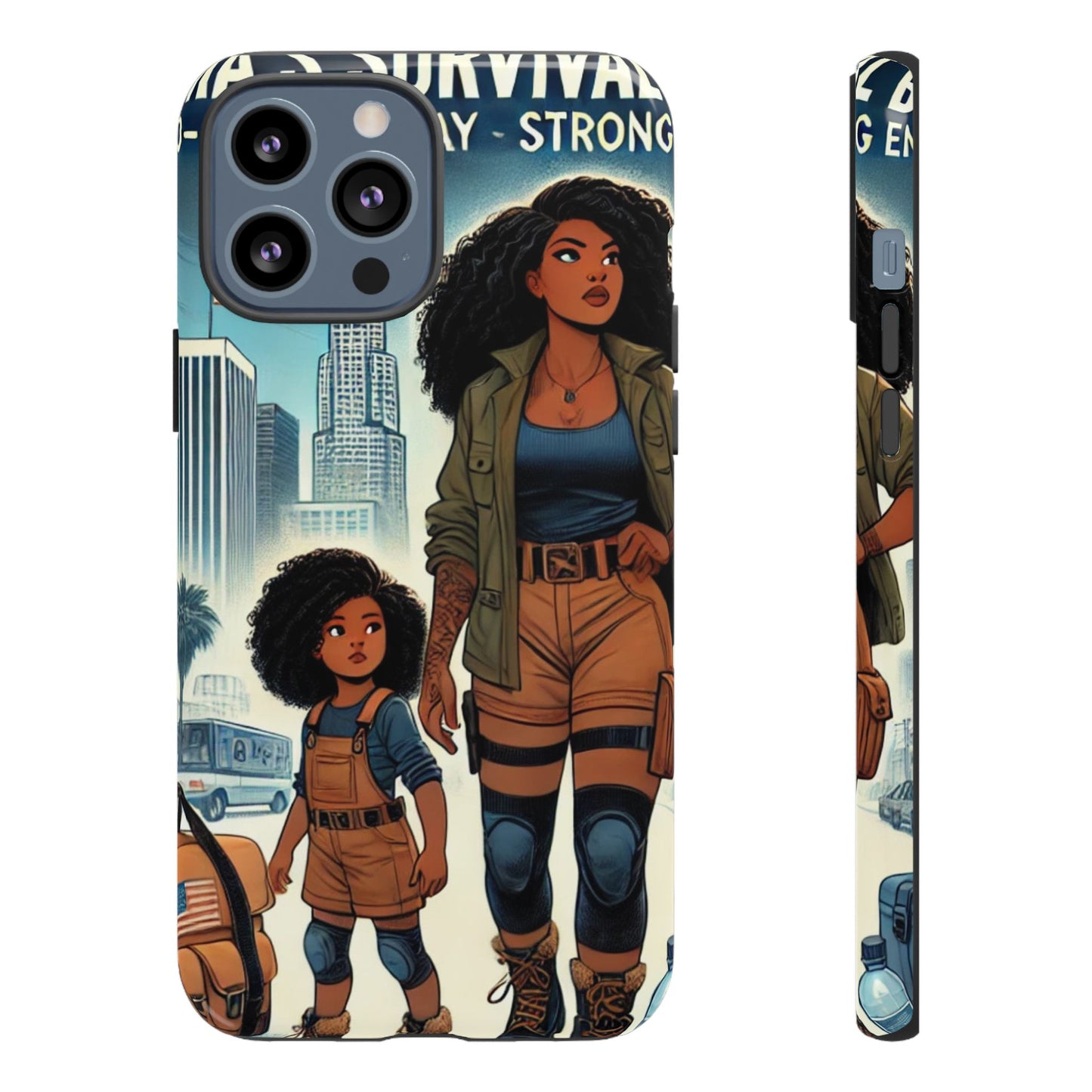 Empowering Phone Case - 'Stay Strong' Survival Design