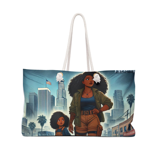 Melanated Adventurer Weekender Bag - Stylish Tote for Travel & Outdoor Fun