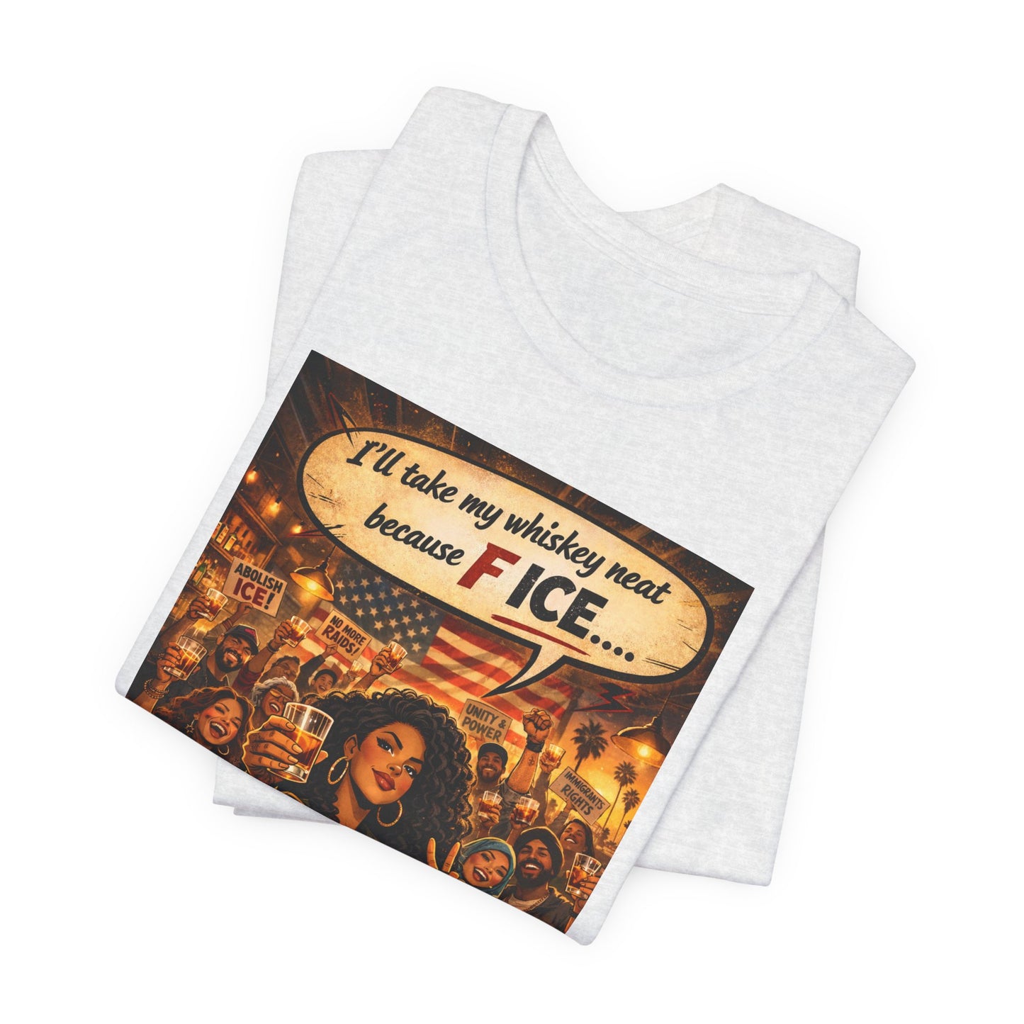 "We All Belong — No ICE" T-Shirt
