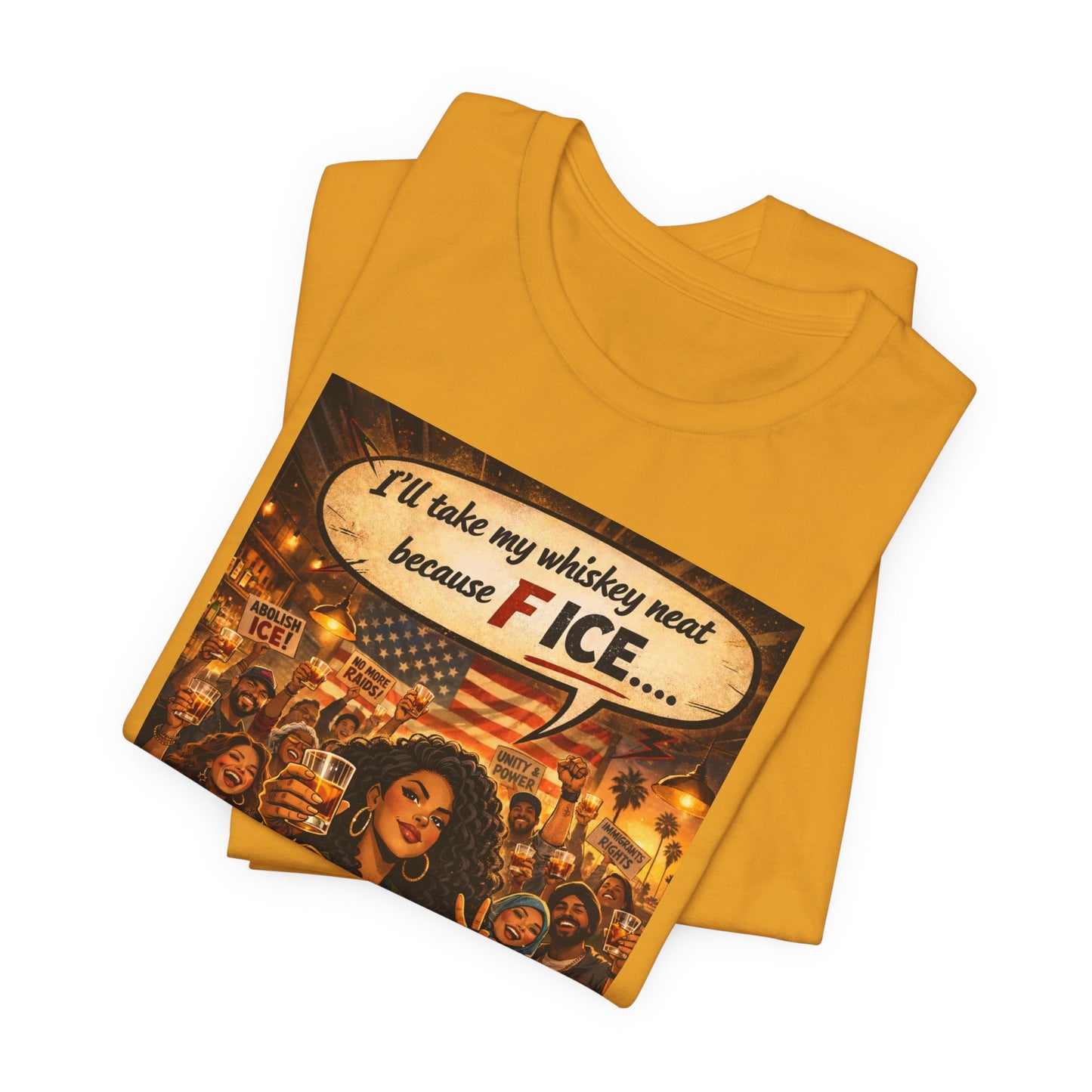 "We All Belong — No ICE" T-Shirt