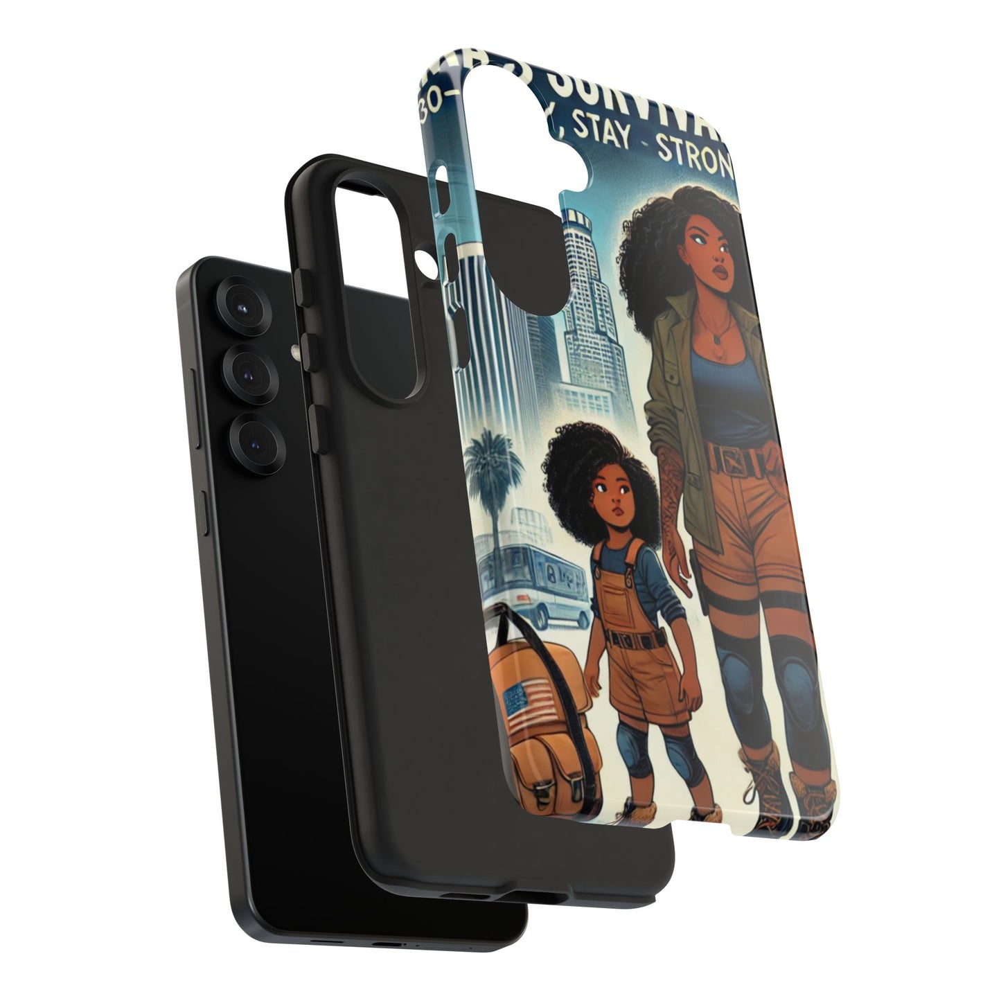 Empowering Phone Case - 'Stay Strong' Survival Design