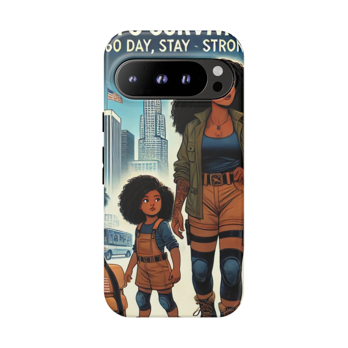 Empowering Phone Case - 'Stay Strong' Survival Design