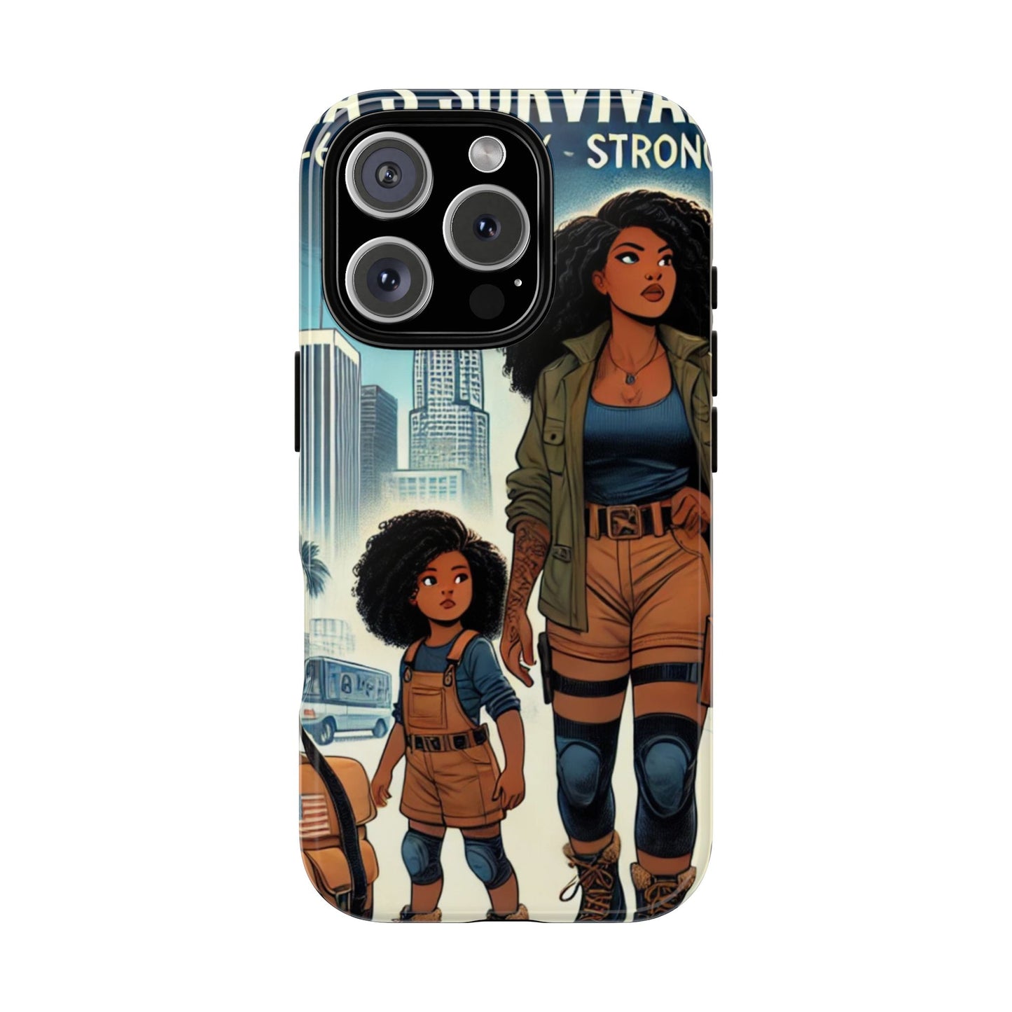 Empowering Phone Case - 'Stay Strong' Survival Design