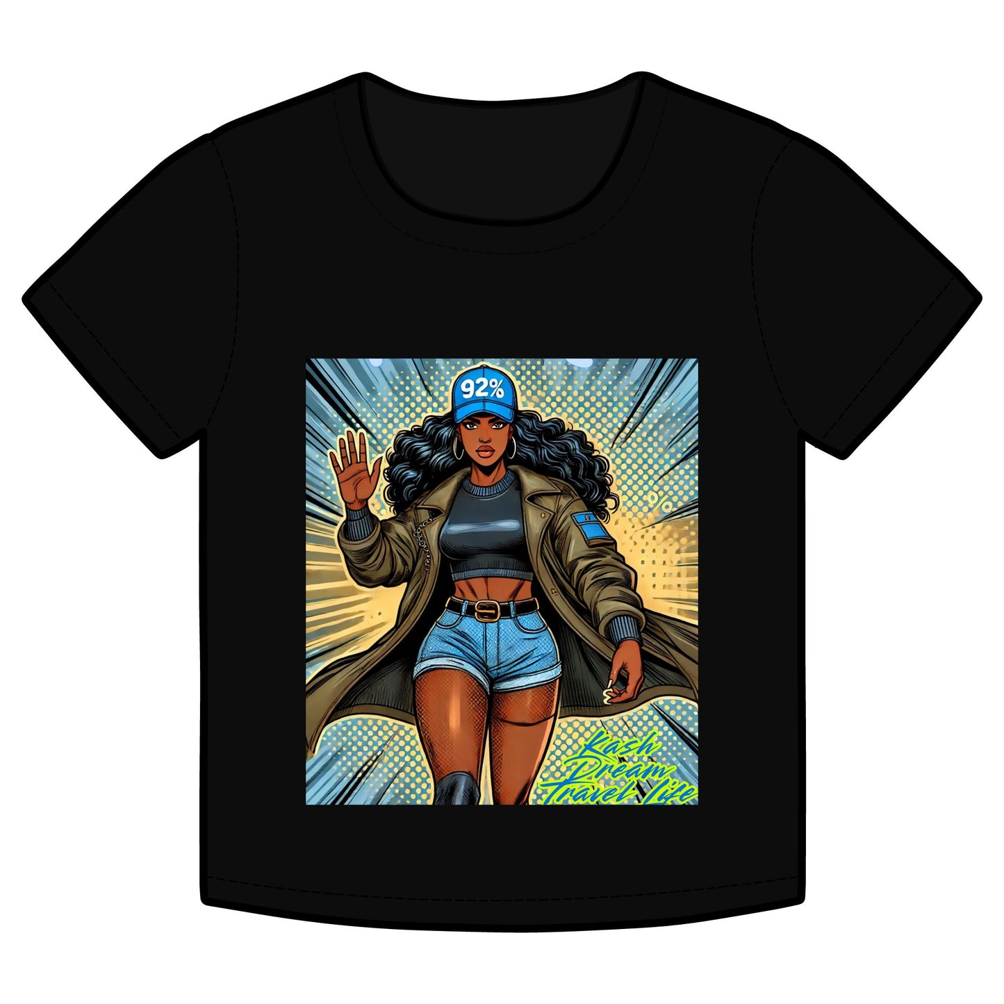 Baby Tee - Melanated Many 100% Organic Rib Top