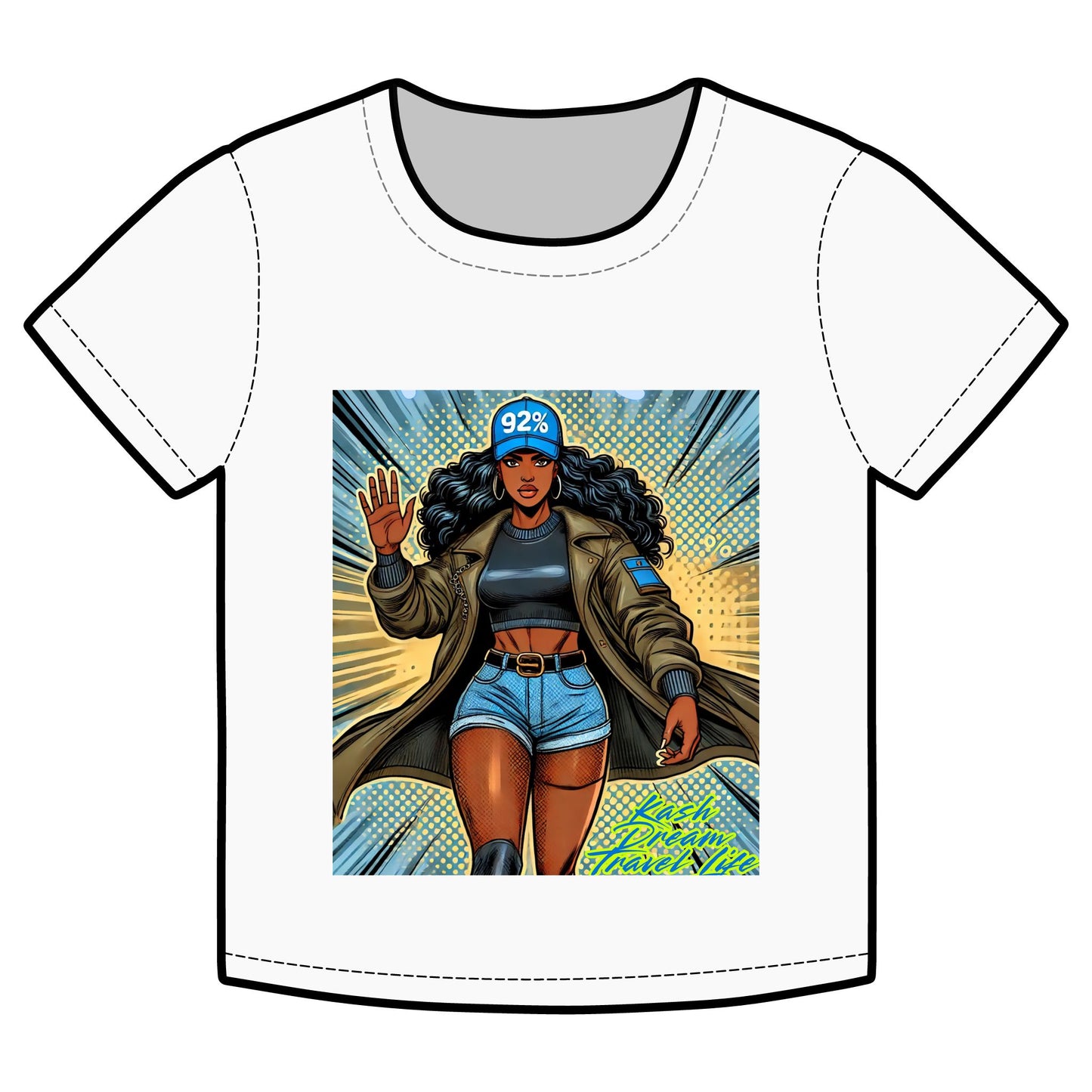 Baby Tee - Melanated Many 100% Organic Rib Top