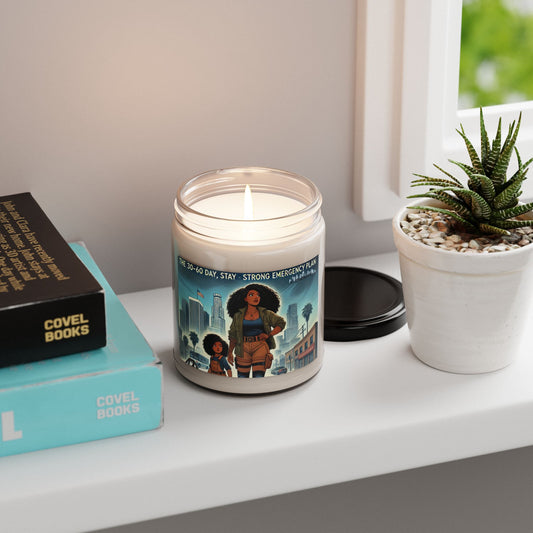 Empowering Scented Soy Candle - Emergency Plan Inspiration - 9oz