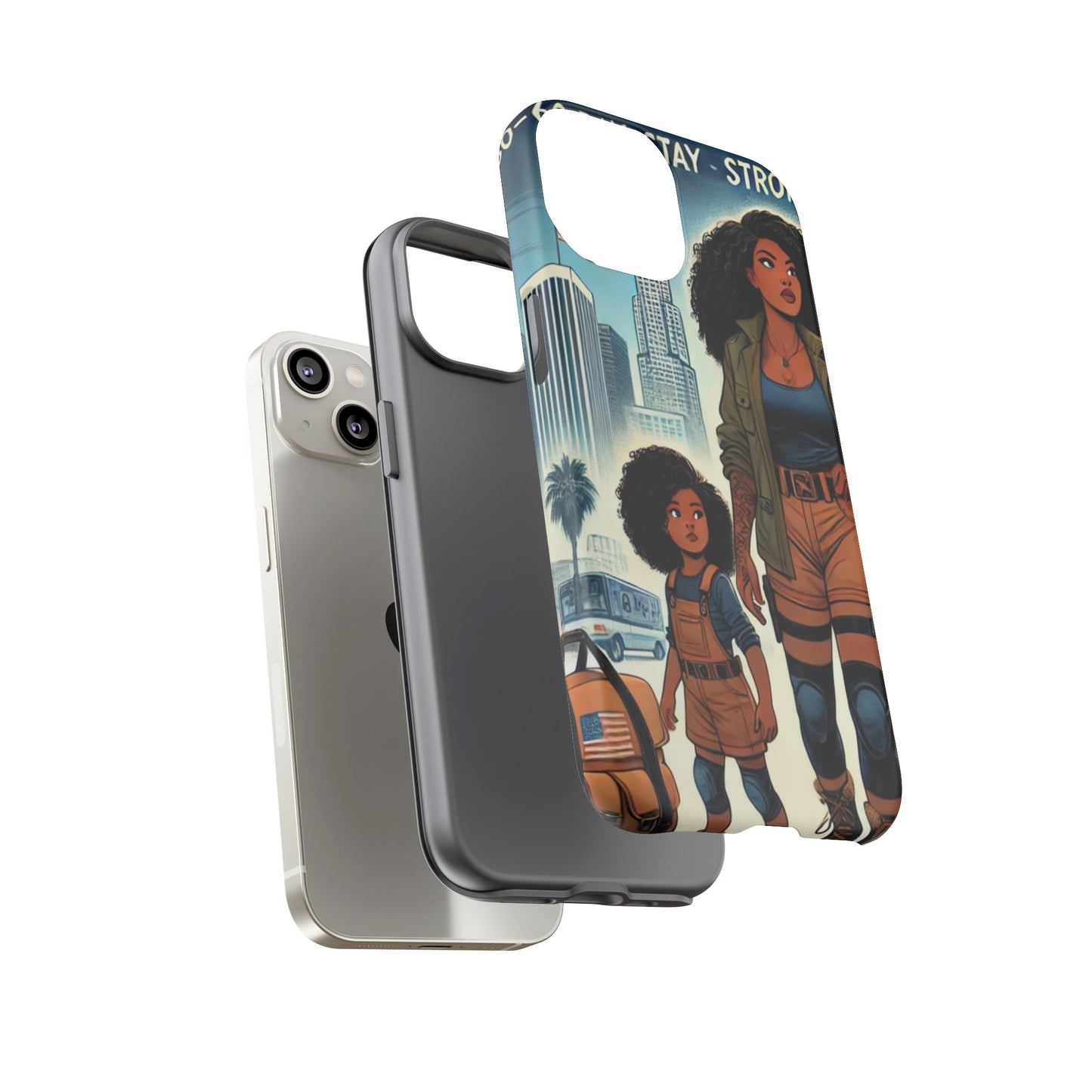 Empowering Phone Case - 'Stay Strong' Survival Design