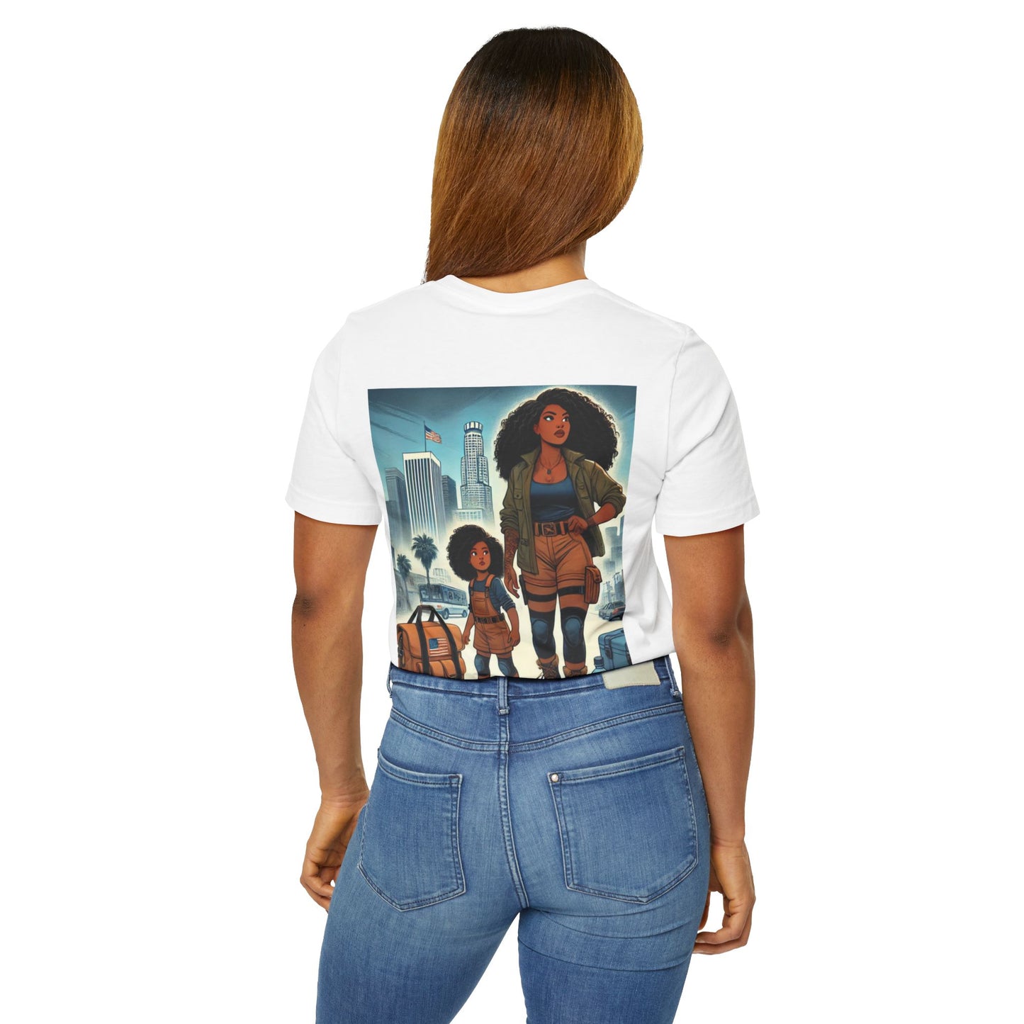 Mama's Survival Blueprint Book -Shirt - Unisex Jersey Tee with Inspiring Artwork