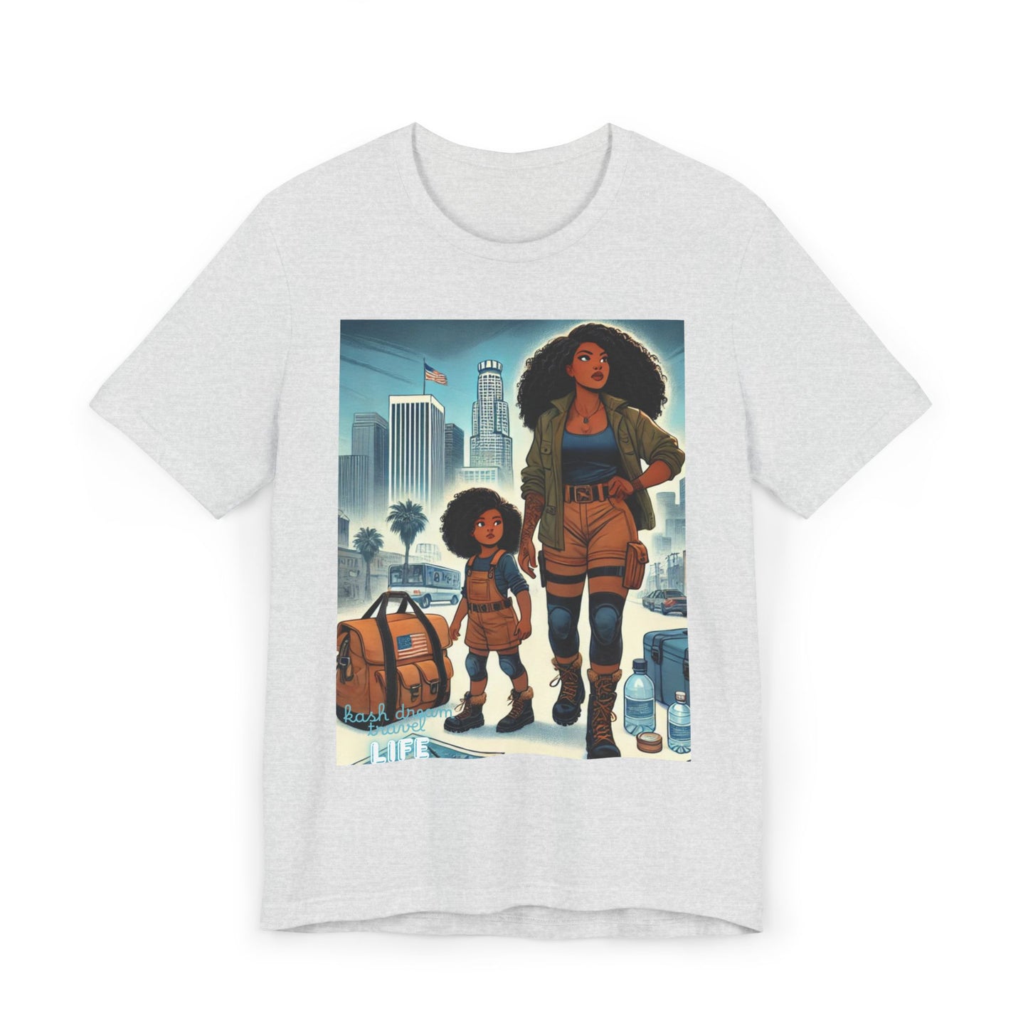 Mama's Survival Blueprint Book -Shirt - Unisex Jersey Tee with Inspiring Artwork