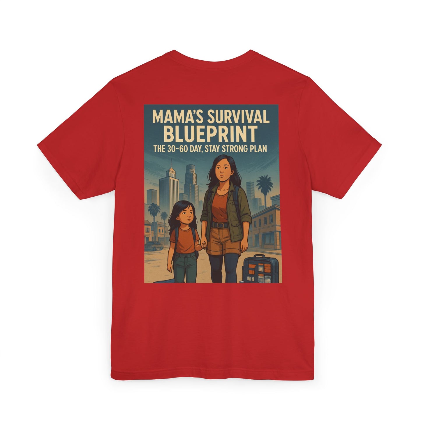 Mama's Survival Blueprint Unisex T-Shirt - Empowering Asian Family Design