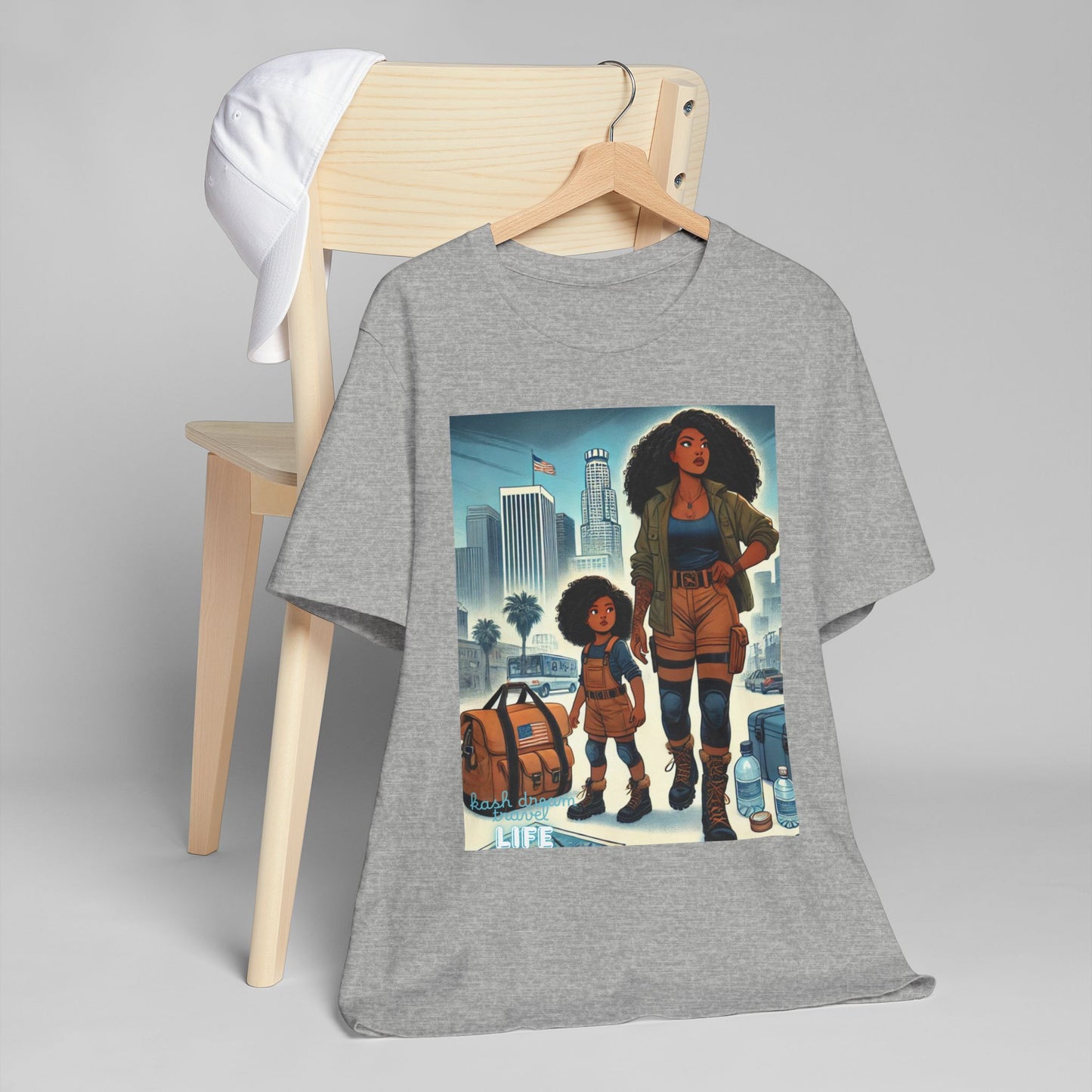 Mama's Survival Blueprint Book -Shirt - Unisex Jersey Tee with Inspiring Artwork