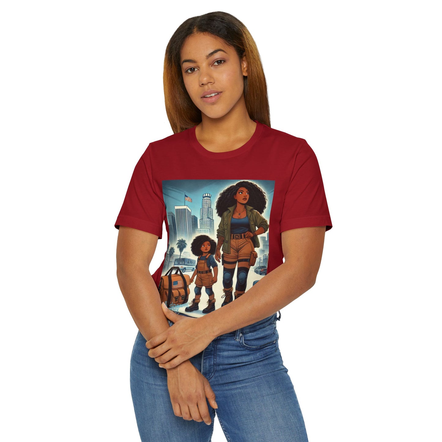 Mama's Survival Blueprint Book -Shirt - Unisex Jersey Tee with Inspiring Artwork