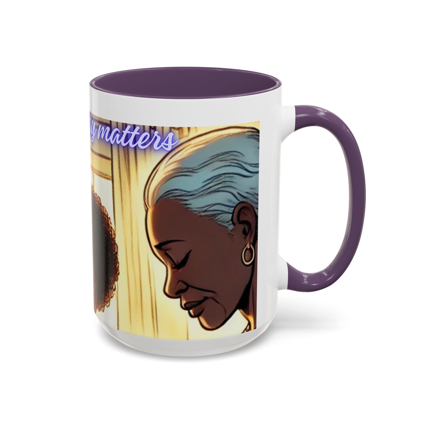 Kash Dream Travel Life Prayer Coffee Mug, Spiritual Mug, Black Family Accent Mug, Faith-Inspired Gift, Family Connection Cup