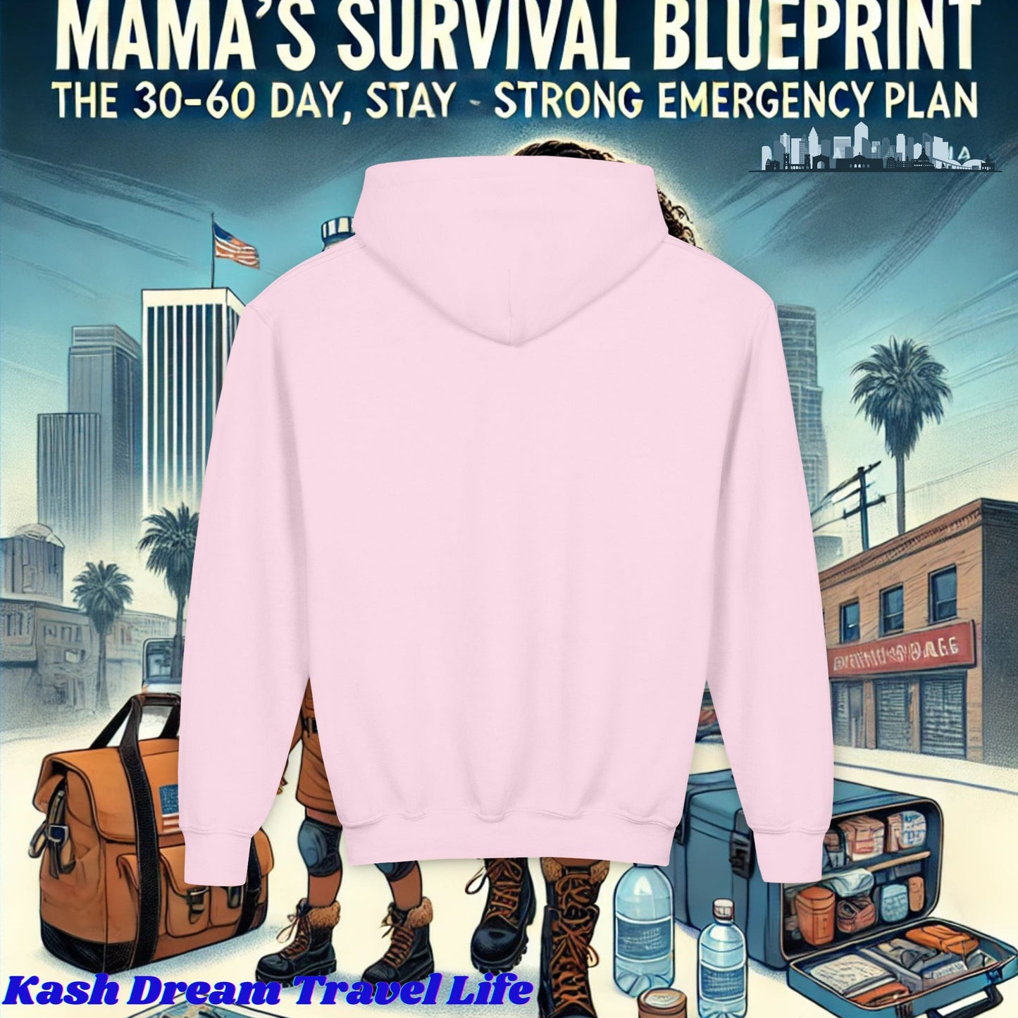 Mama's Survival Blueprint Youth Hoodie - Cozy & Inspirational Sweatshirt