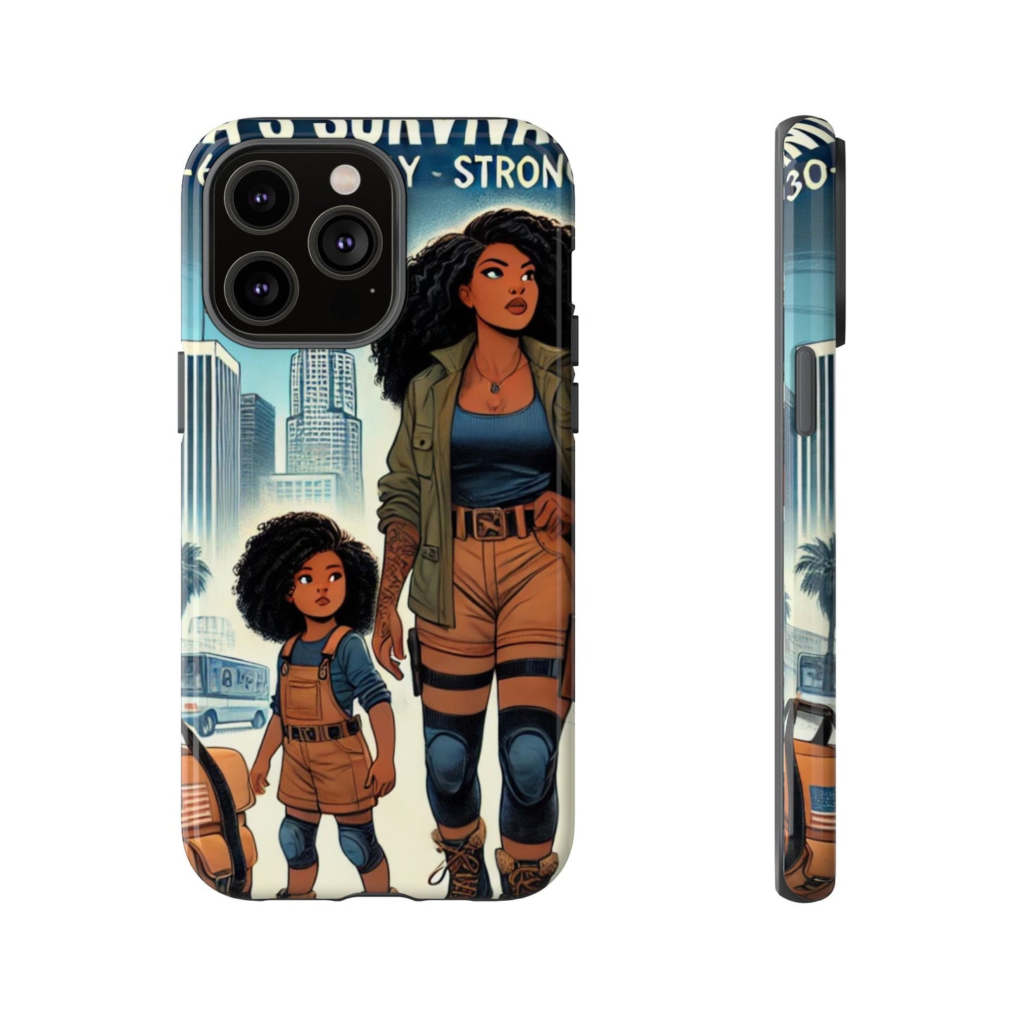 Empowering Phone Case - 'Stay Strong' Survival Design