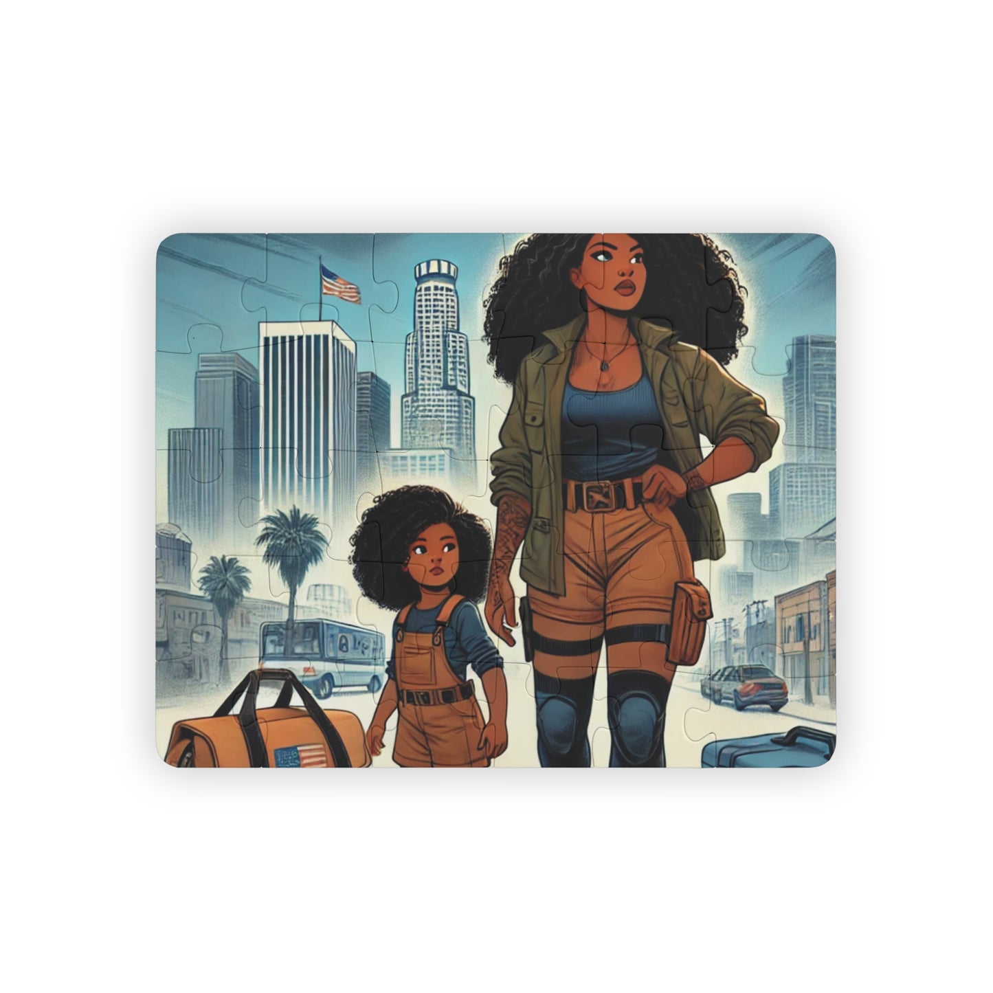 Mama's Survival Blueprint Kids' Puzzle - 30-Piece Educational Fun Activity for Children