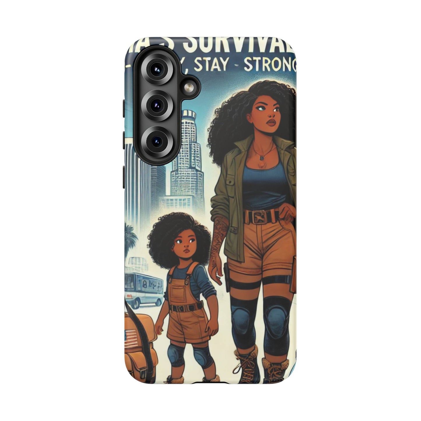Empowering Phone Case - 'Stay Strong' Survival Design