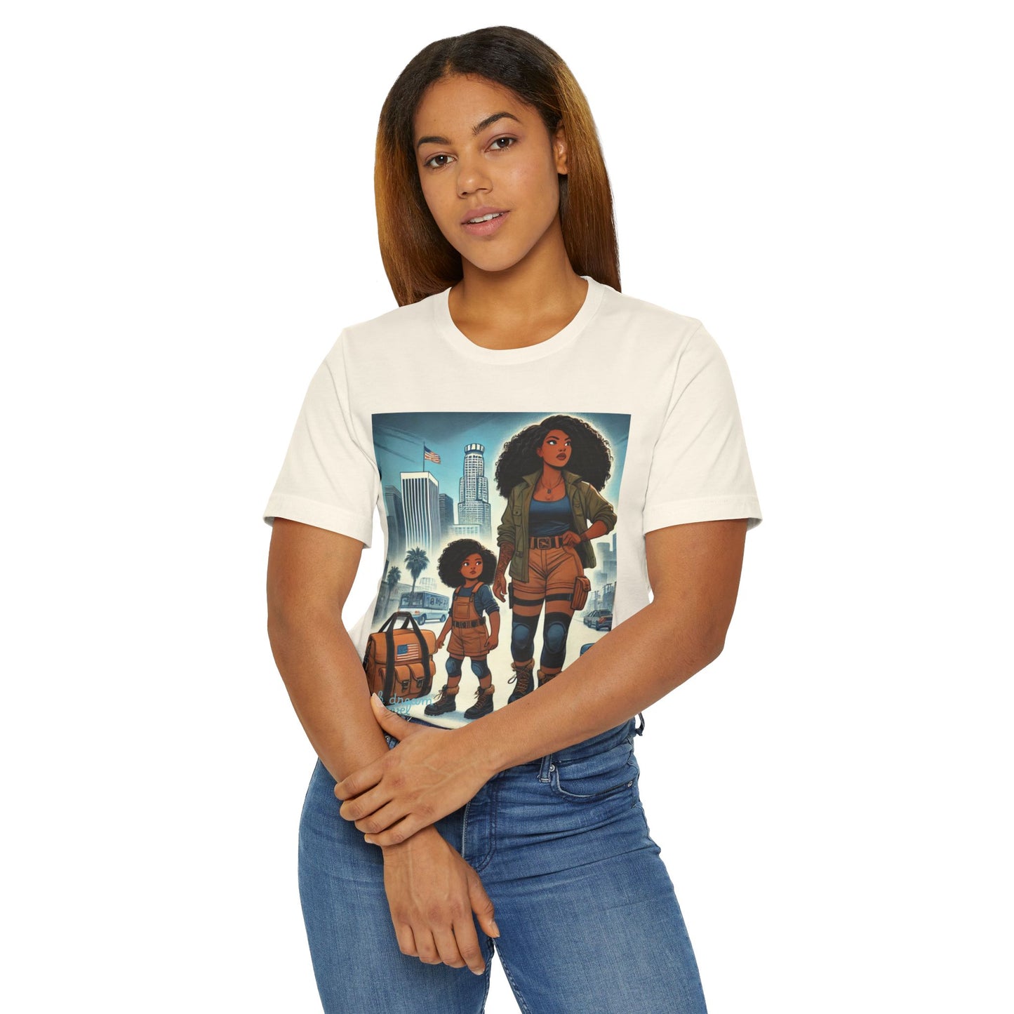 Mama's Survival Blueprint Book -Shirt - Unisex Jersey Tee with Inspiring Artwork
