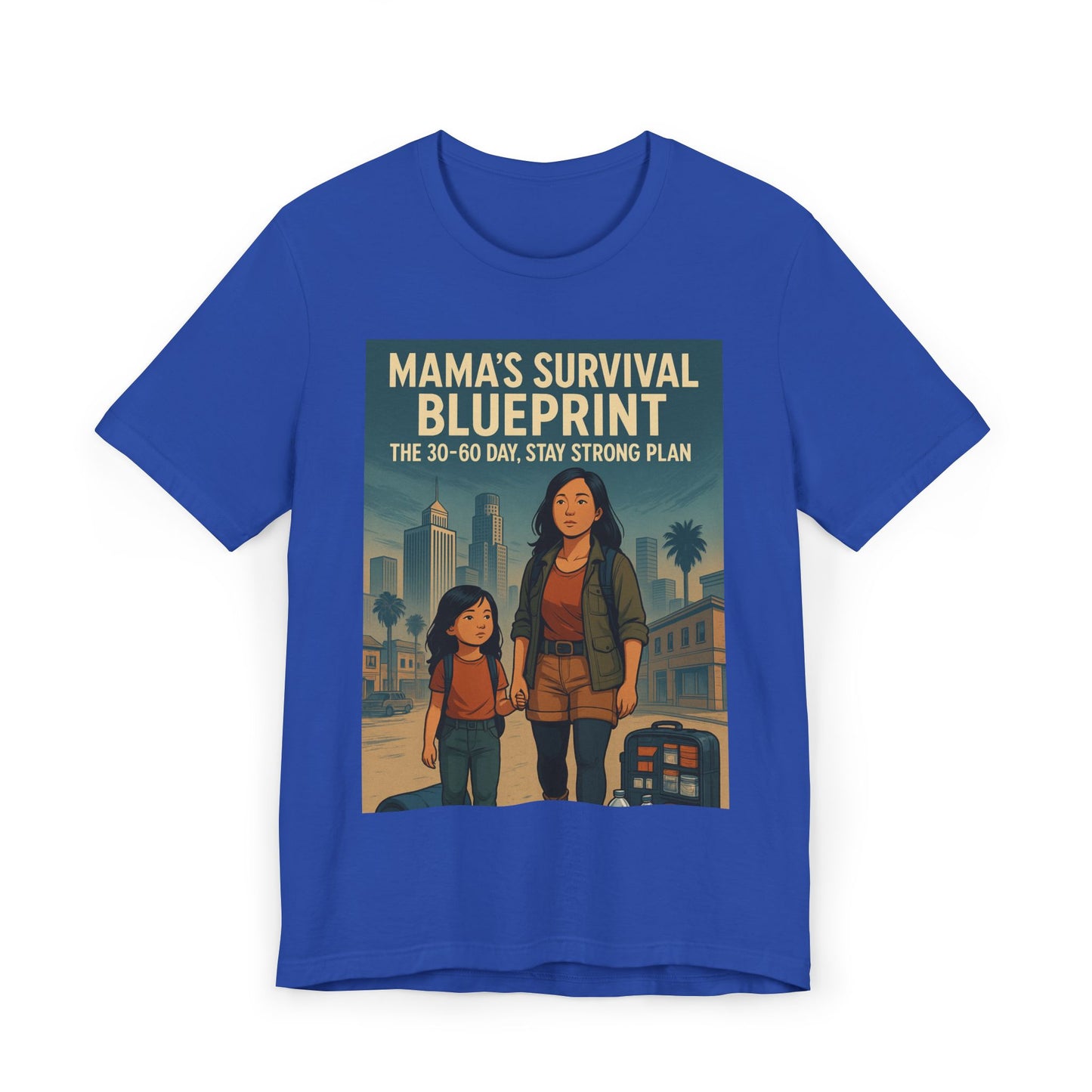 Mama's Survival Blueprint Unisex T-Shirt - Empowering Asian Family Design