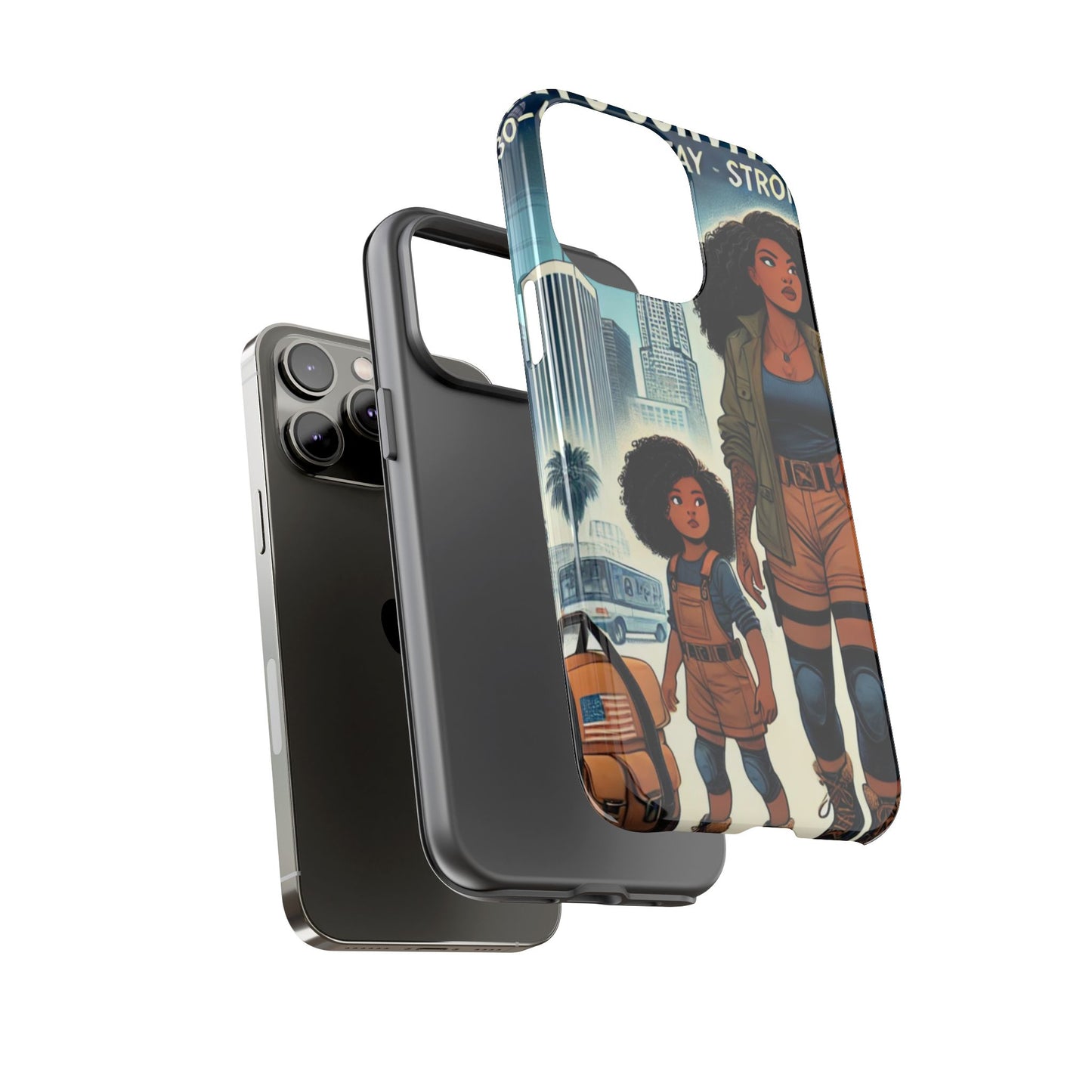 Empowering Phone Case - 'Stay Strong' Survival Design