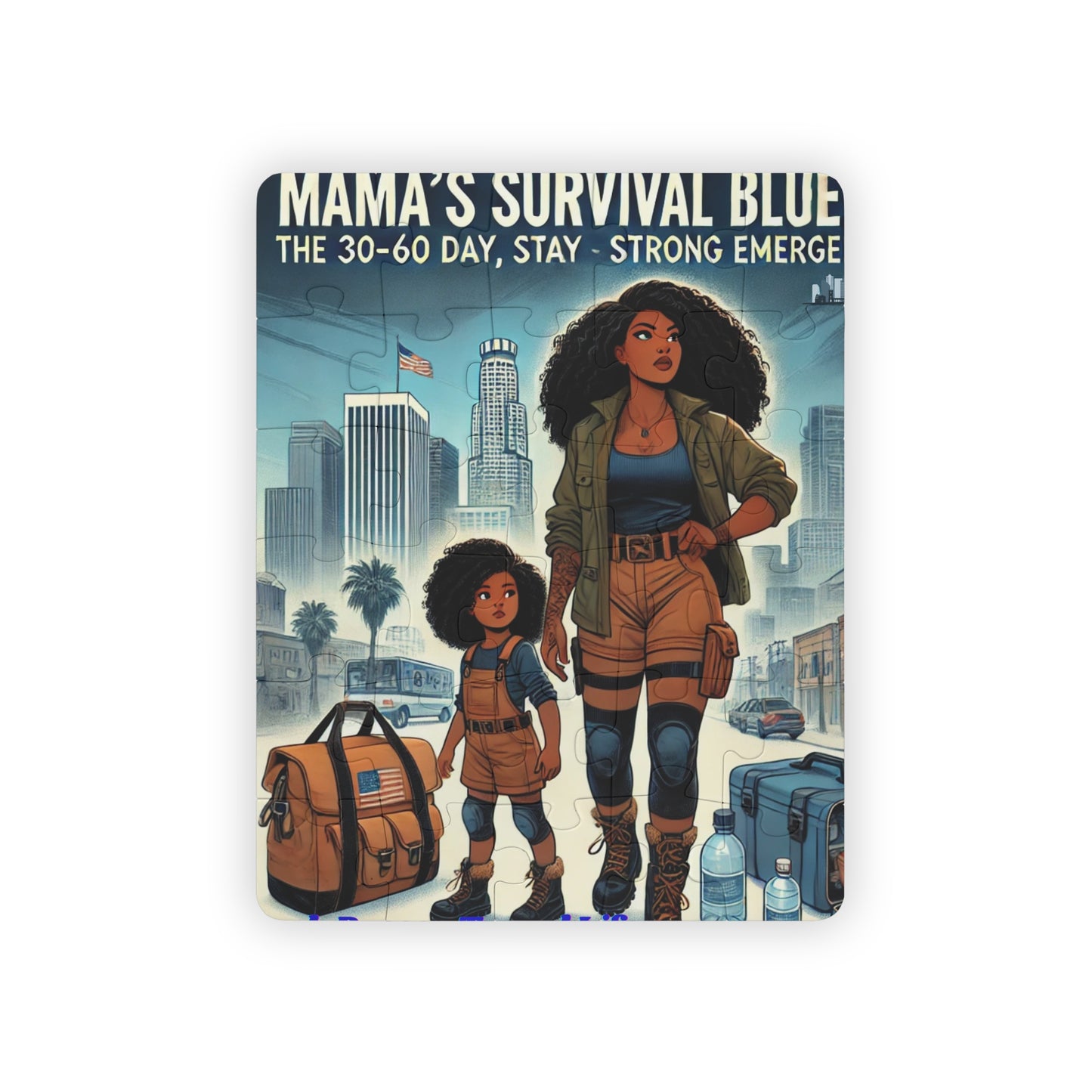 Mama's Survival Blueprint Kids' Puzzle - 30-Piece Educational Fun Activity for Children
