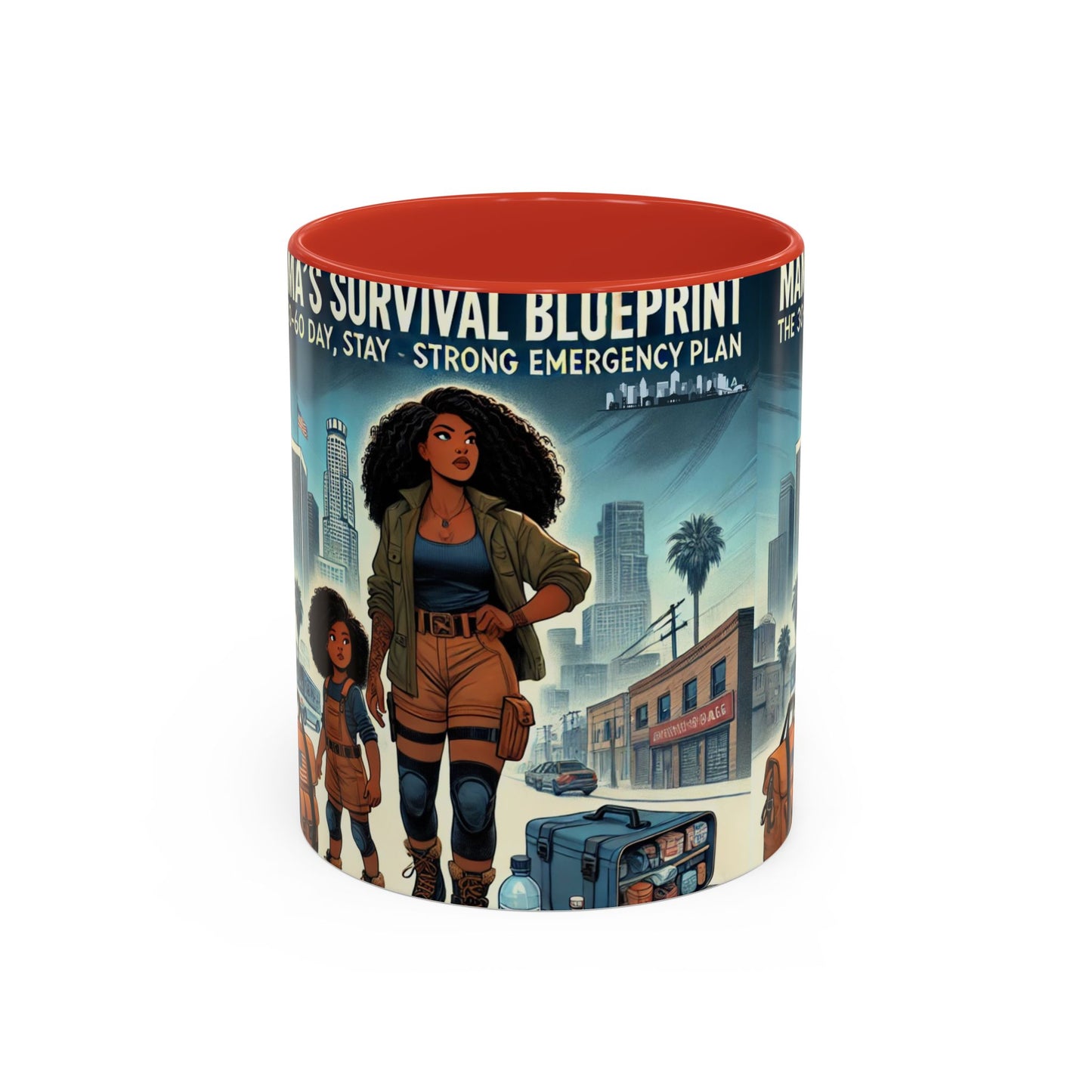 Empowerment Accent Coffee Mug - Survival Plan Design