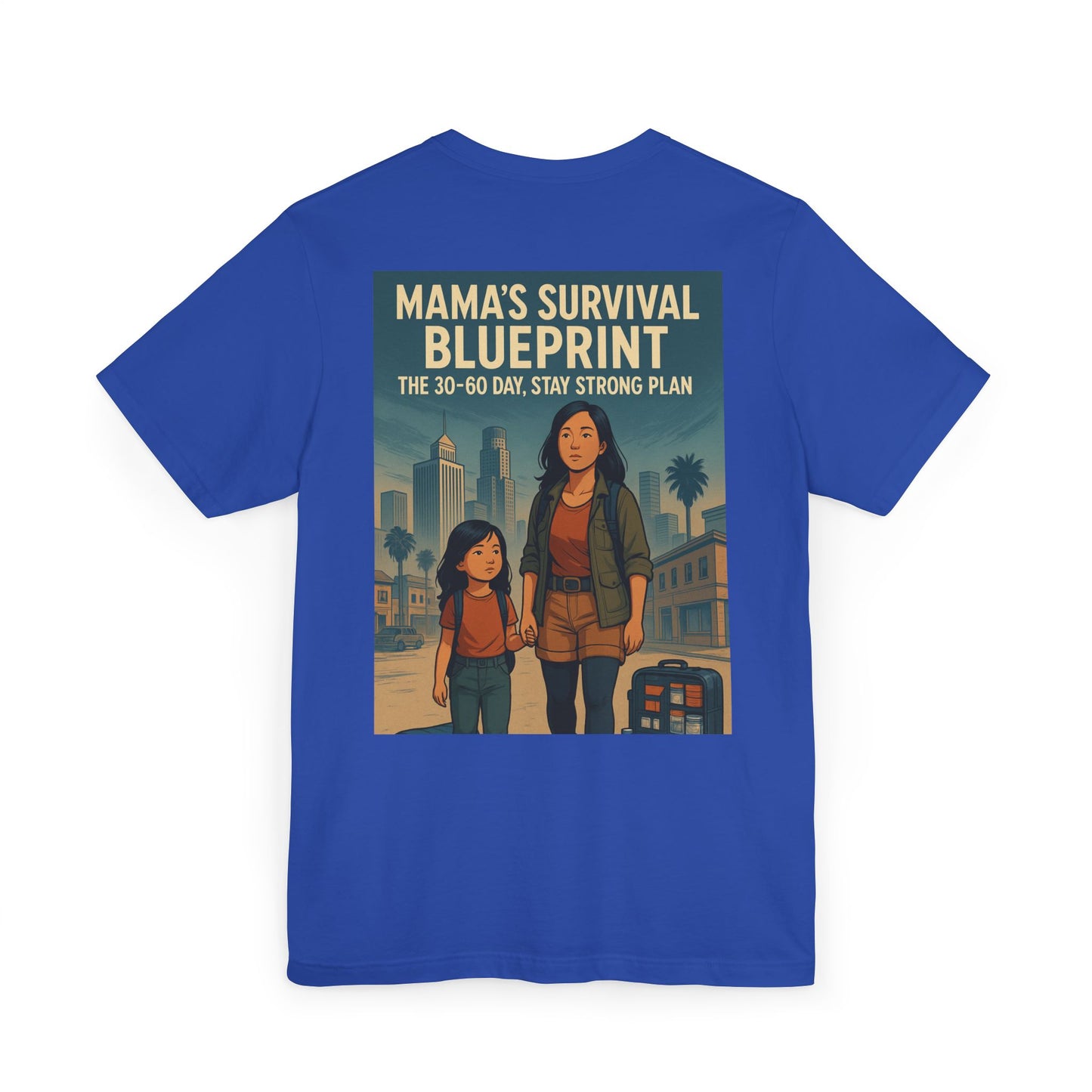 Mama's Survival Blueprint Unisex T-Shirt - Empowering Asian Family Design
