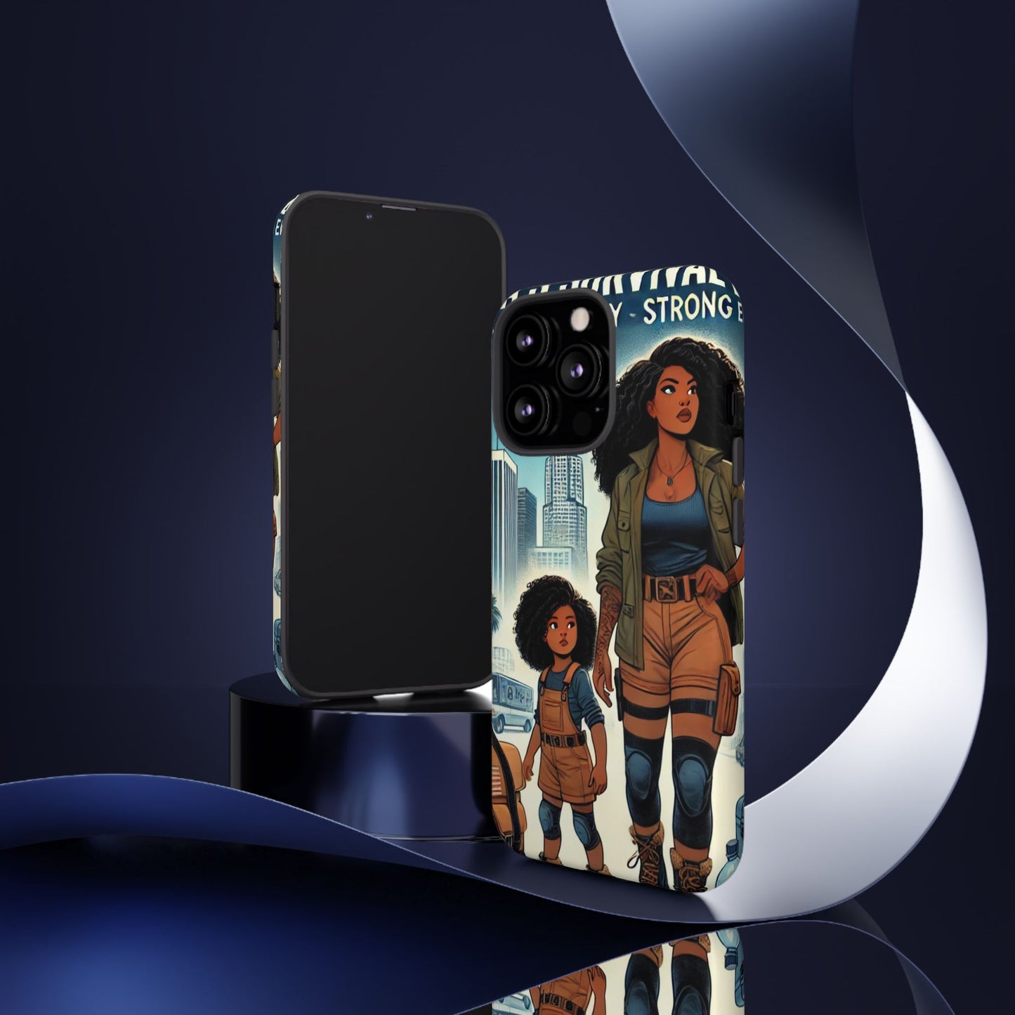 Empowering Phone Case - 'Stay Strong' Survival Design