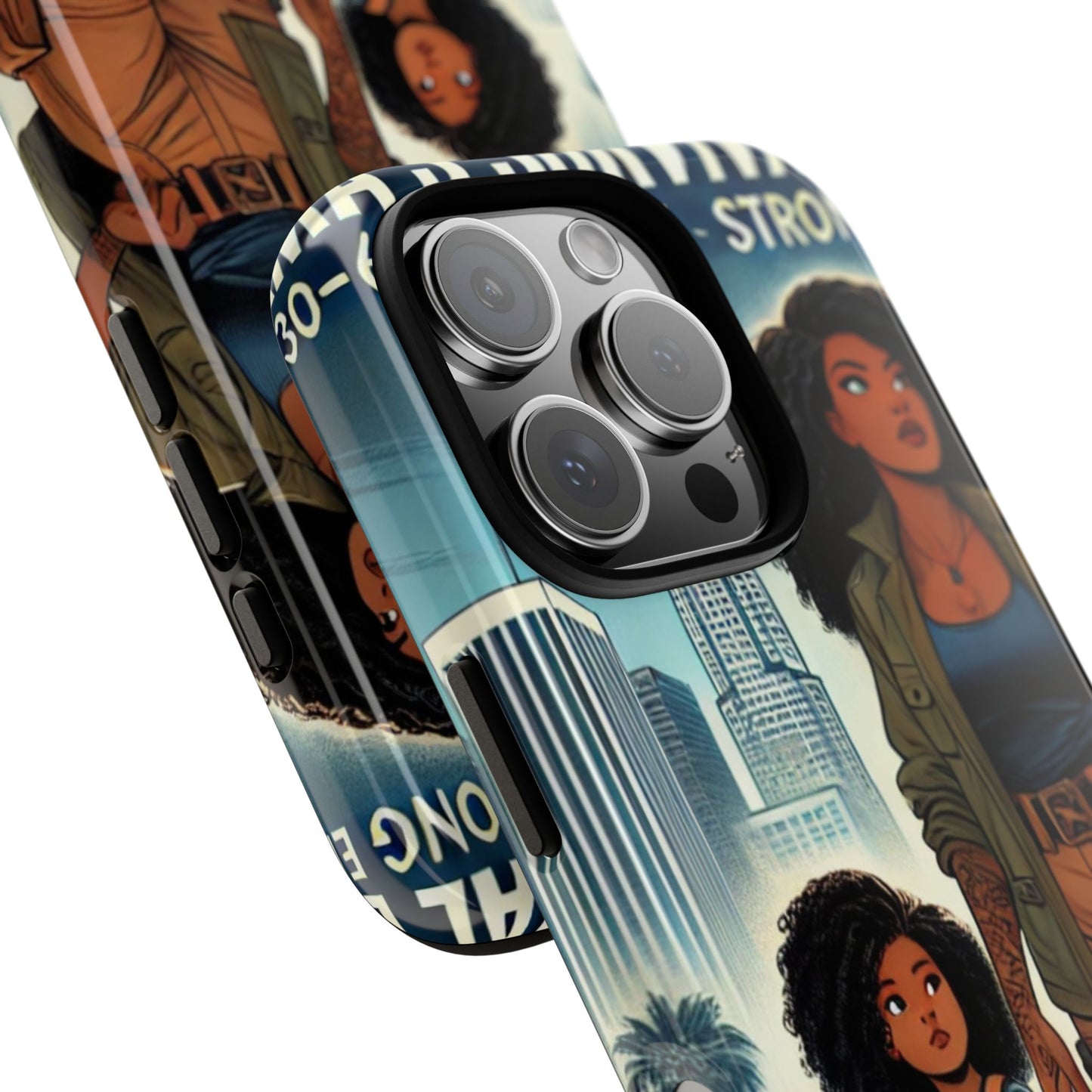 Empowering Phone Case - 'Stay Strong' Survival Design