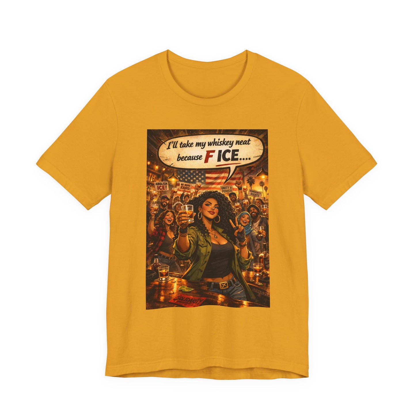 "We All Belong — No ICE" T-Shirt