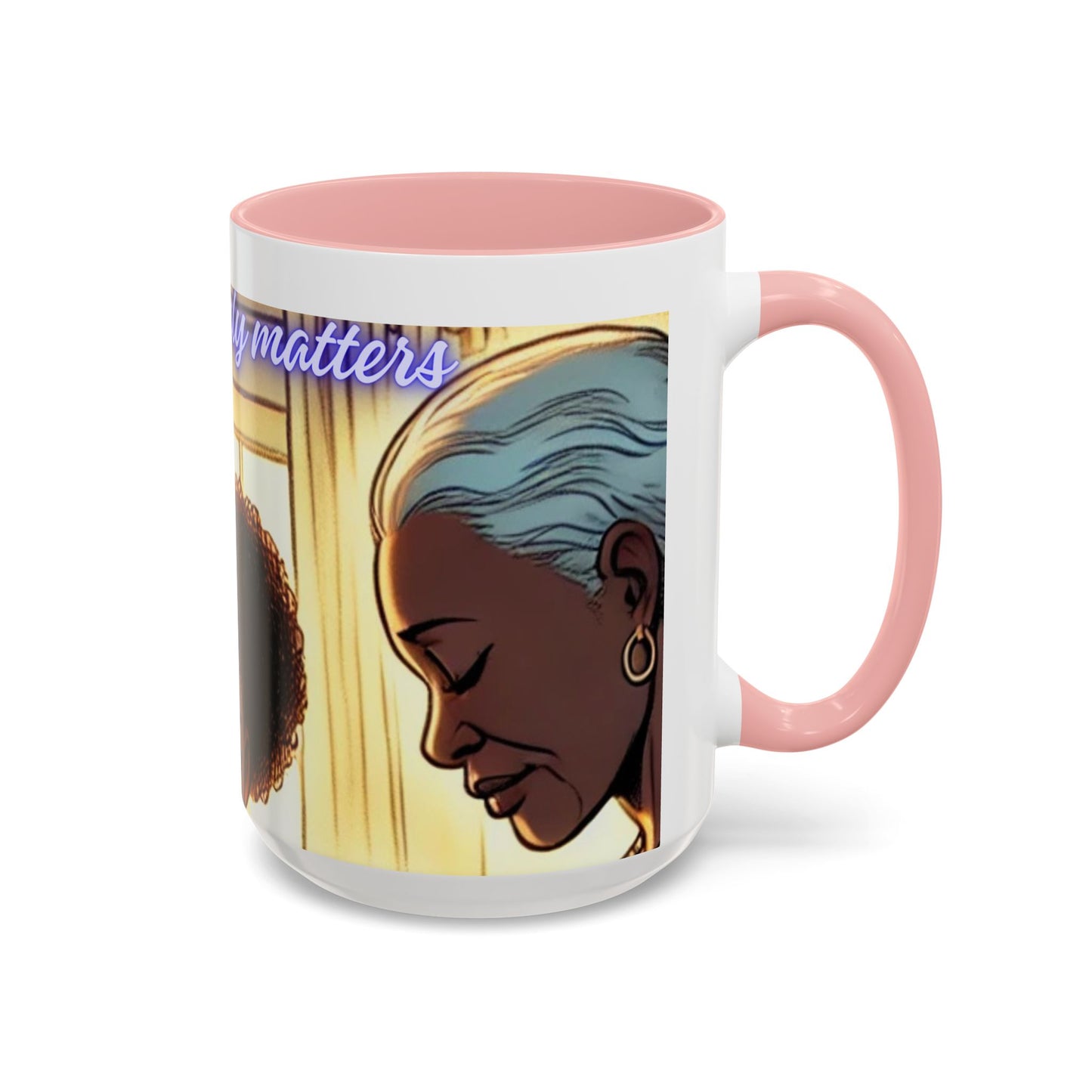Kash Dream Travel Life Prayer Coffee Mug, Spiritual Mug, Black Family Accent Mug, Faith-Inspired Gift, Family Connection Cup