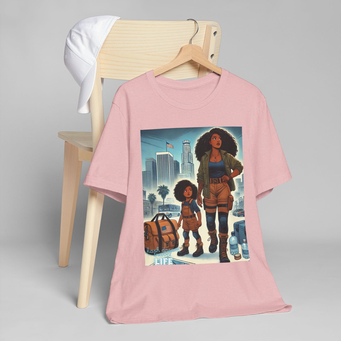 Mama's Survival Blueprint Book -Shirt - Unisex Jersey Tee with Inspiring Artwork