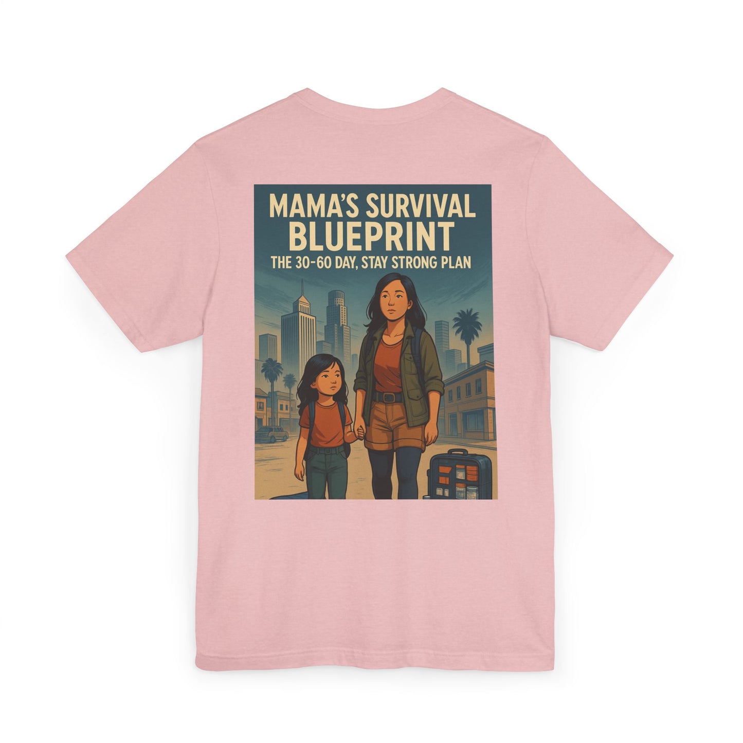 Mama's Survival Blueprint Unisex T-Shirt - Empowering Asian Family Design