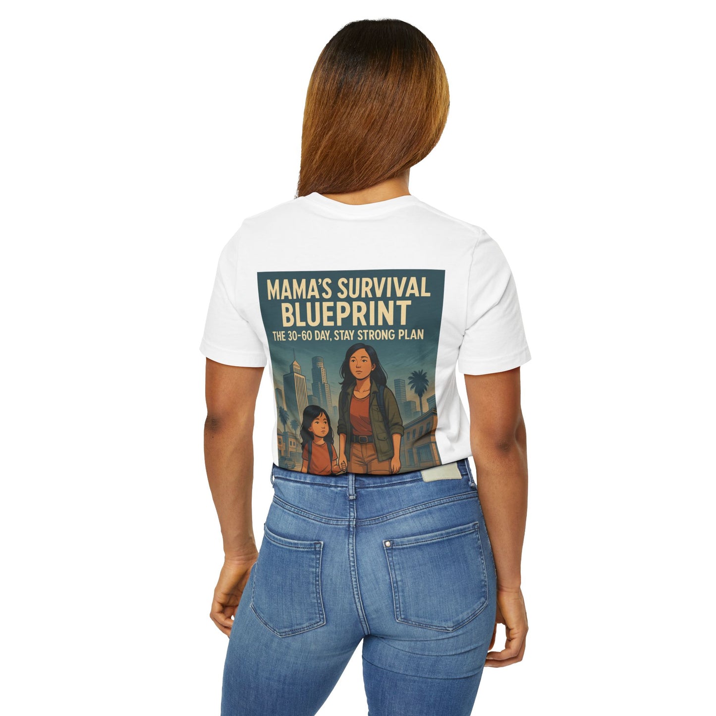 Mama's Survival Blueprint Unisex T-Shirt - Empowering Asian Family Design