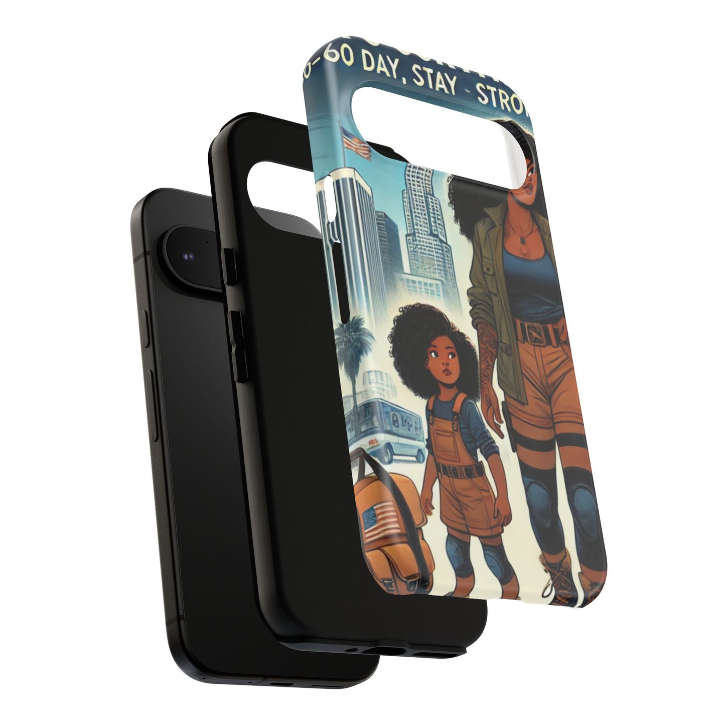 Empowering Phone Case - 'Stay Strong' Survival Design