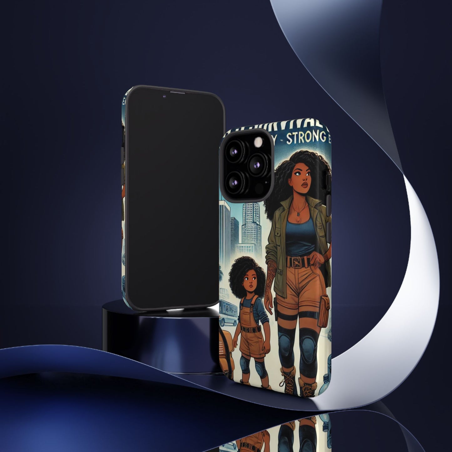 Empowering Phone Case - 'Stay Strong' Survival Design