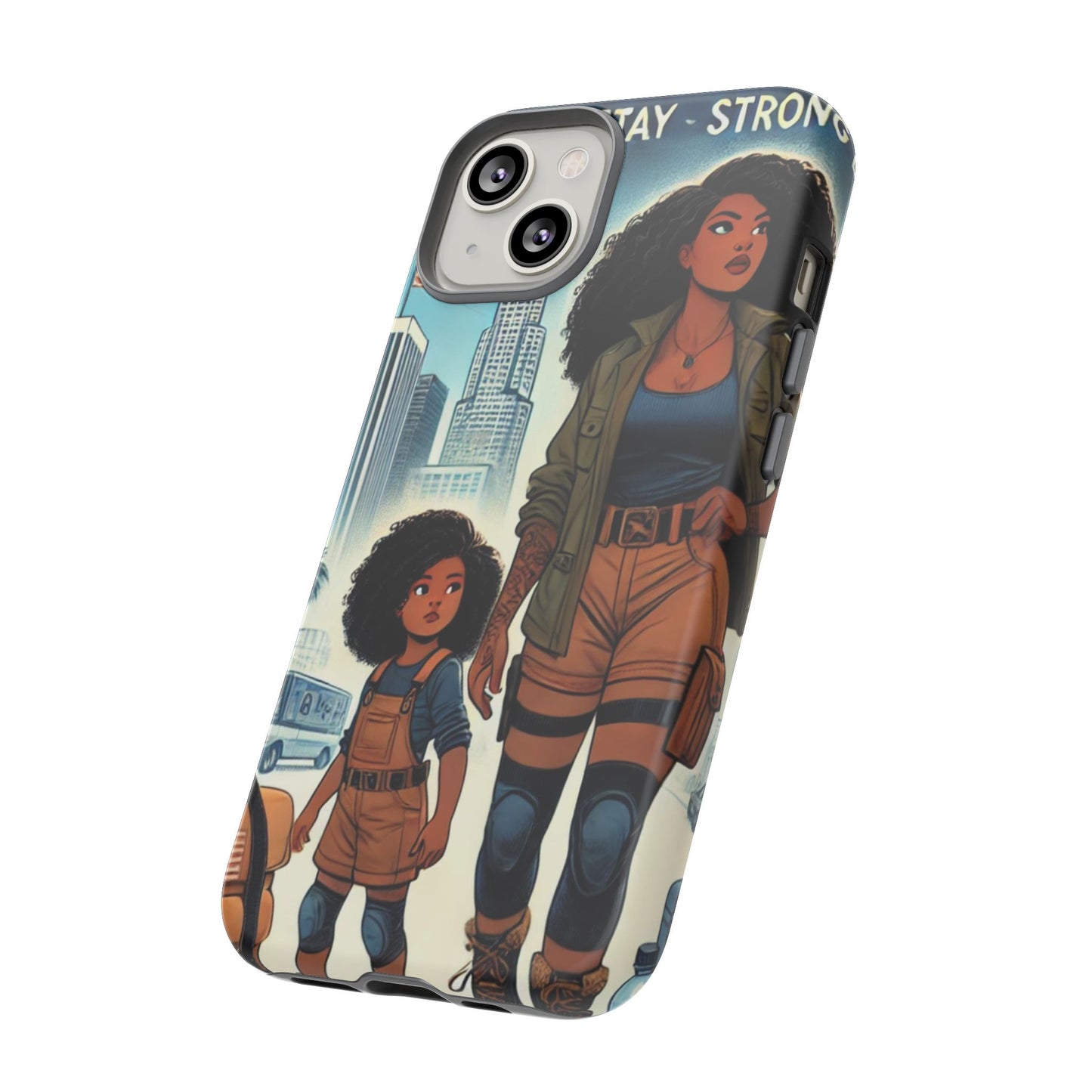 Empowering Phone Case - 'Stay Strong' Survival Design