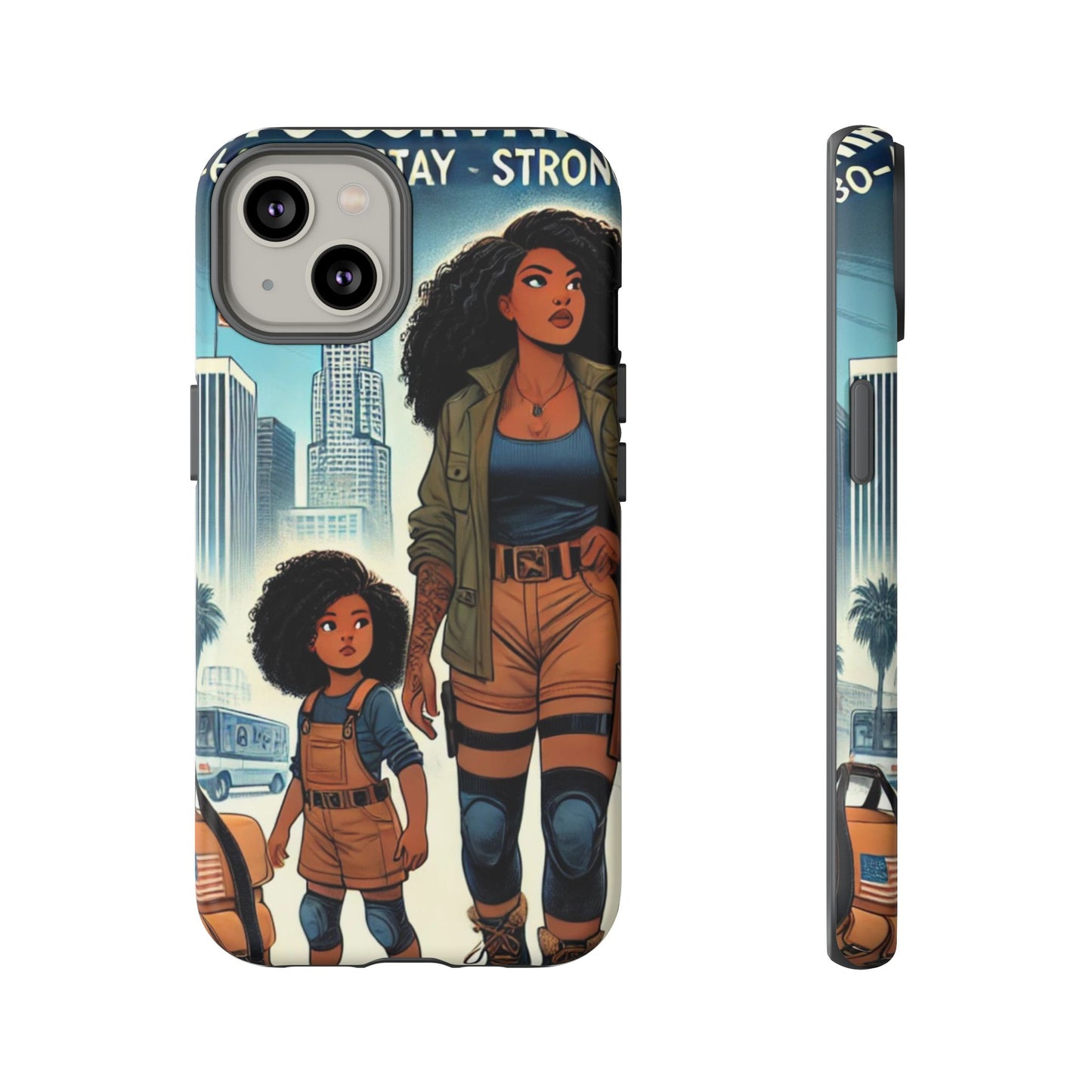 Empowering Phone Case - 'Stay Strong' Survival Design