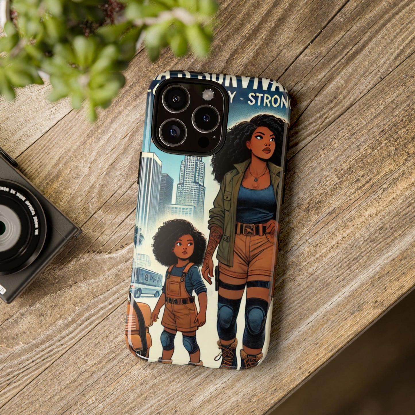 Empowering Phone Case - 'Stay Strong' Survival Design