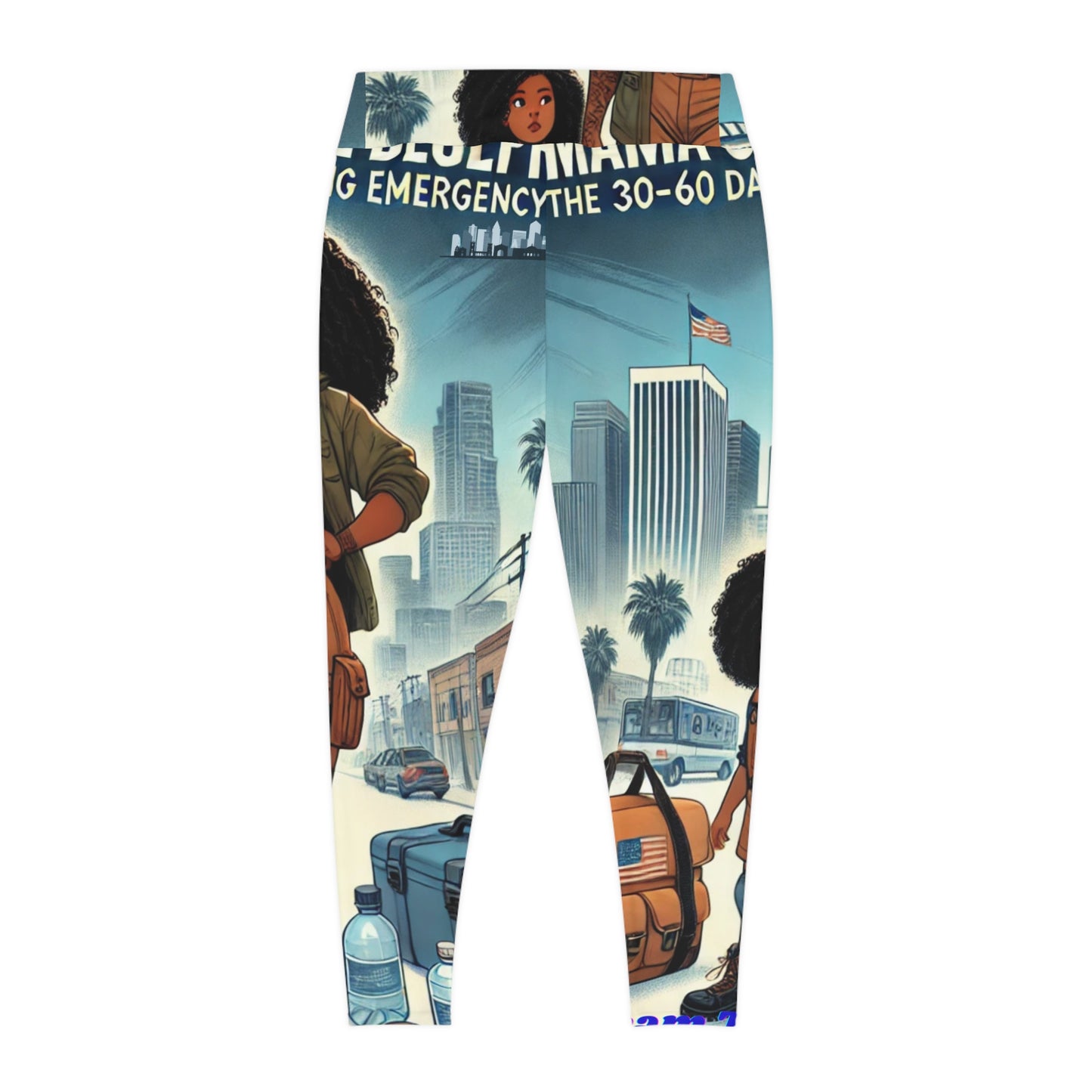 Melanated Mama and Daughter Plus Size Leggings