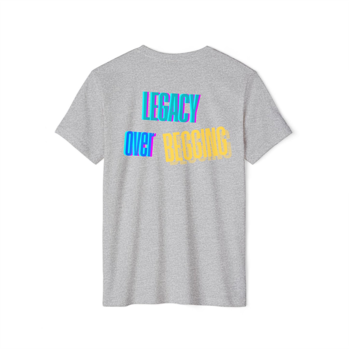 Motivational T-Shirt - 'Go Fund Me Ain't a Plan' 'Legacy Over Begging' Shirt for Kash Dream Travel Life