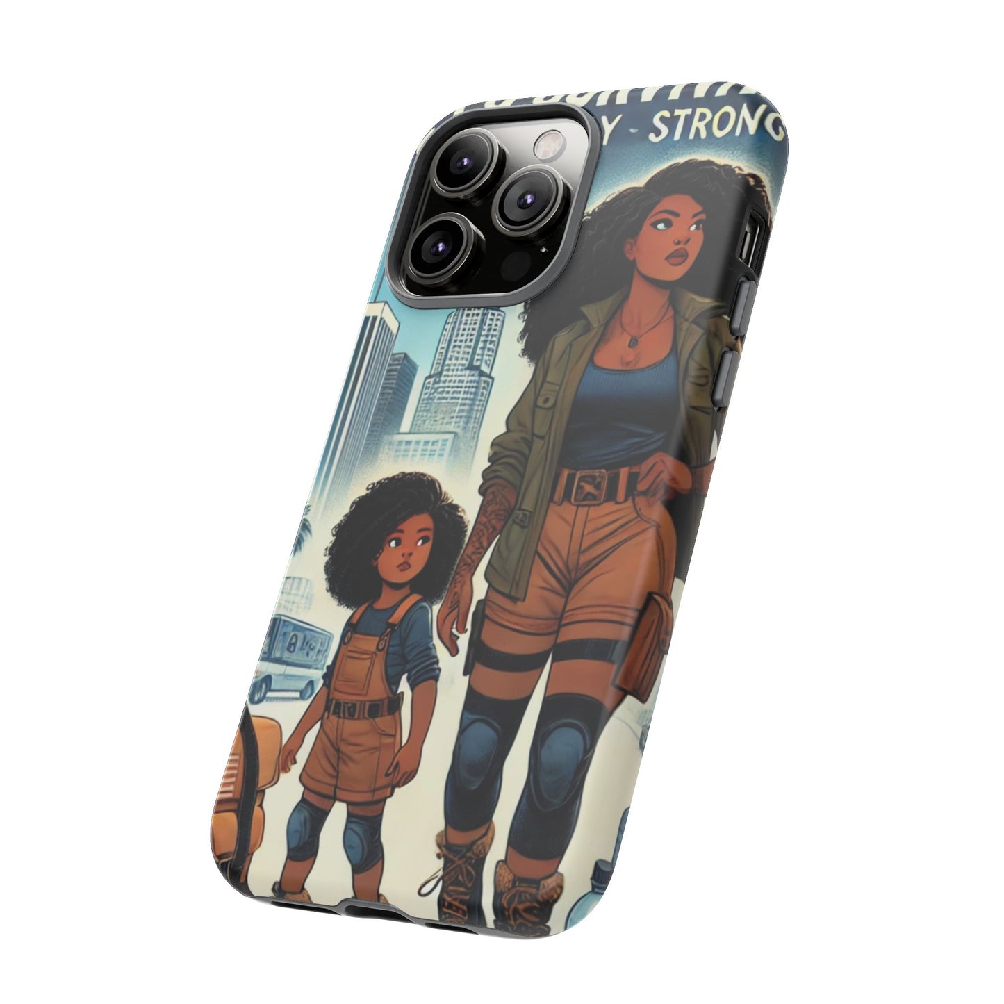 Empowering Phone Case - 'Stay Strong' Survival Design