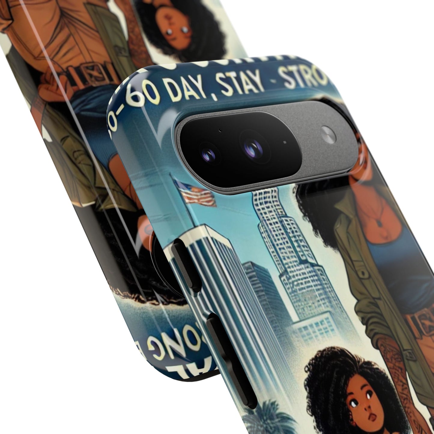 Empowering Phone Case - 'Stay Strong' Survival Design
