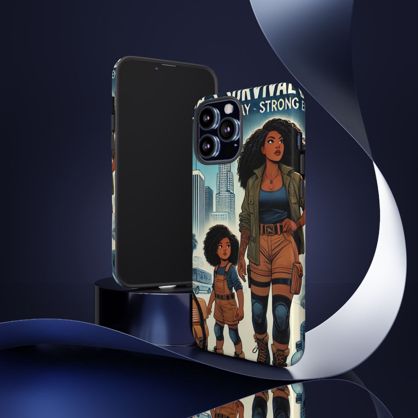 Empowering Phone Case - 'Stay Strong' Survival Design