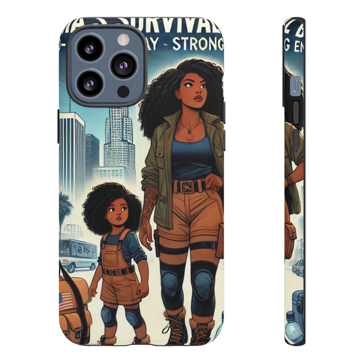 Empowering Phone Case - 'Stay Strong' Survival Design