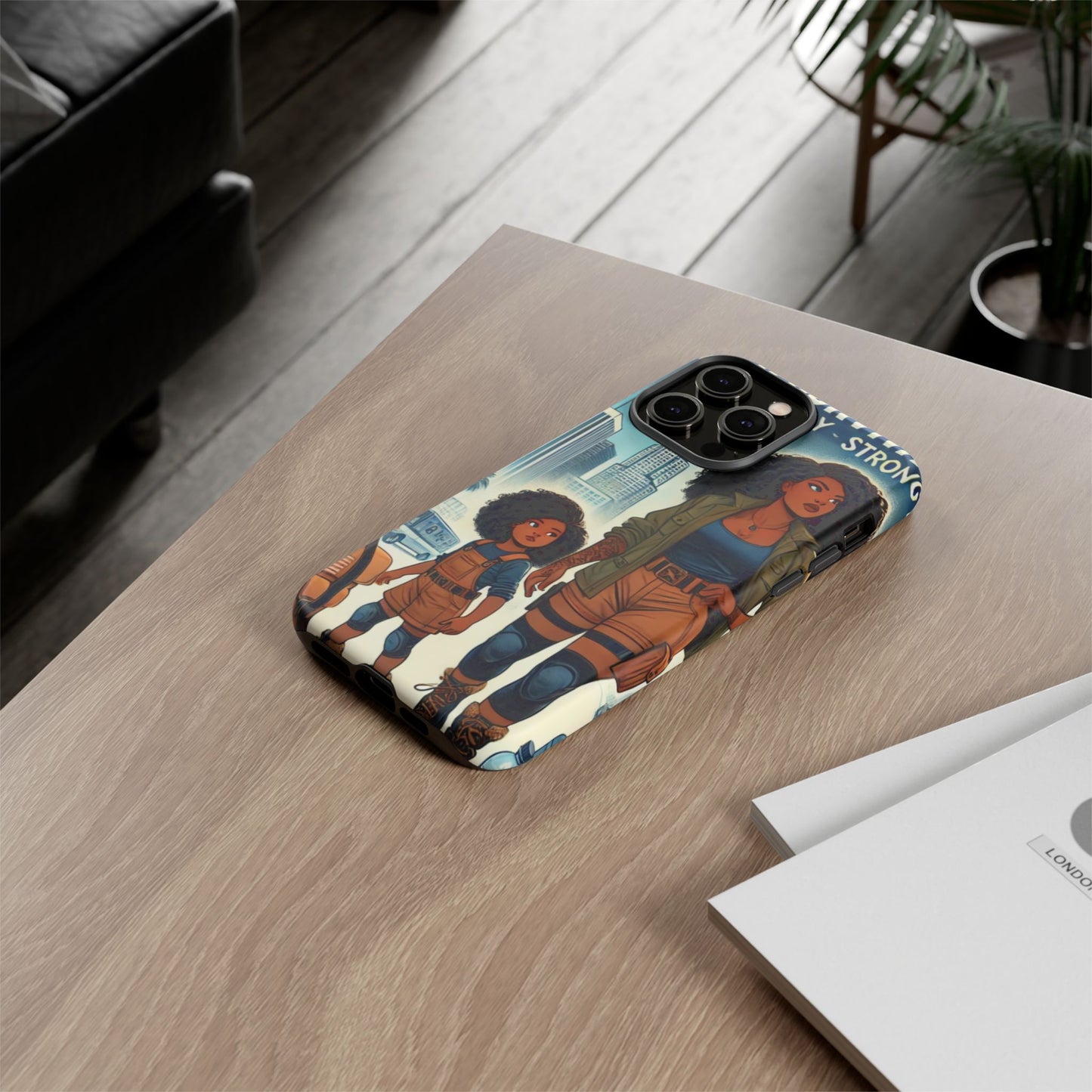 Empowering Phone Case - 'Stay Strong' Survival Design