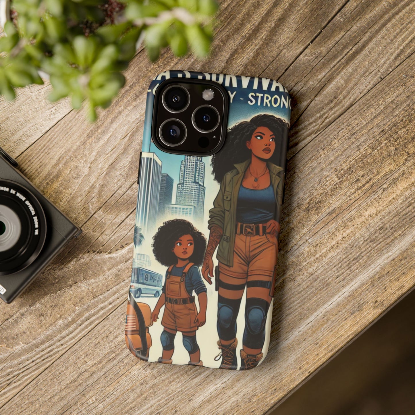 Empowering Phone Case - 'Stay Strong' Survival Design