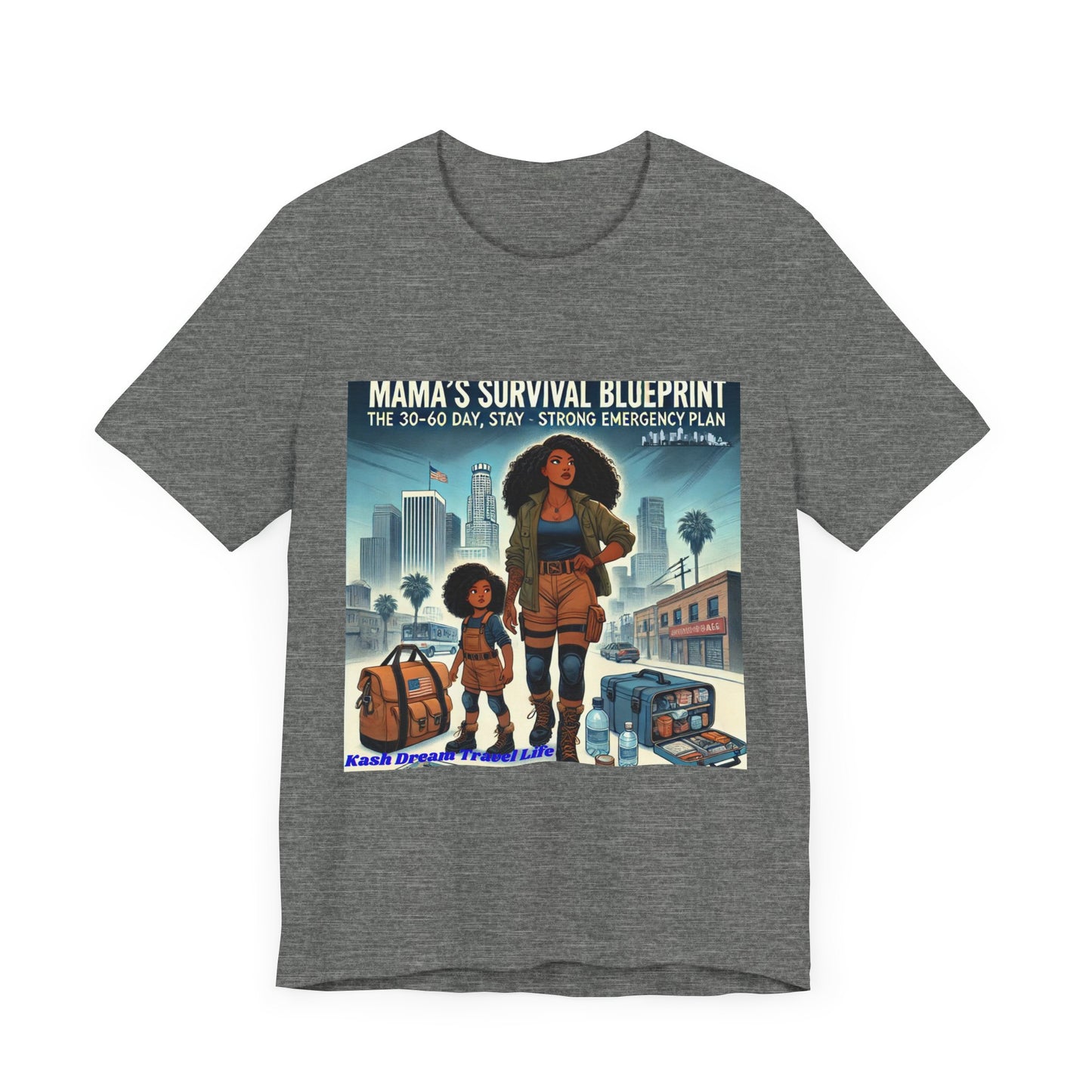 Mama's Survival Blueprint Unisex Tee - Embrace Preparedness and Adventure